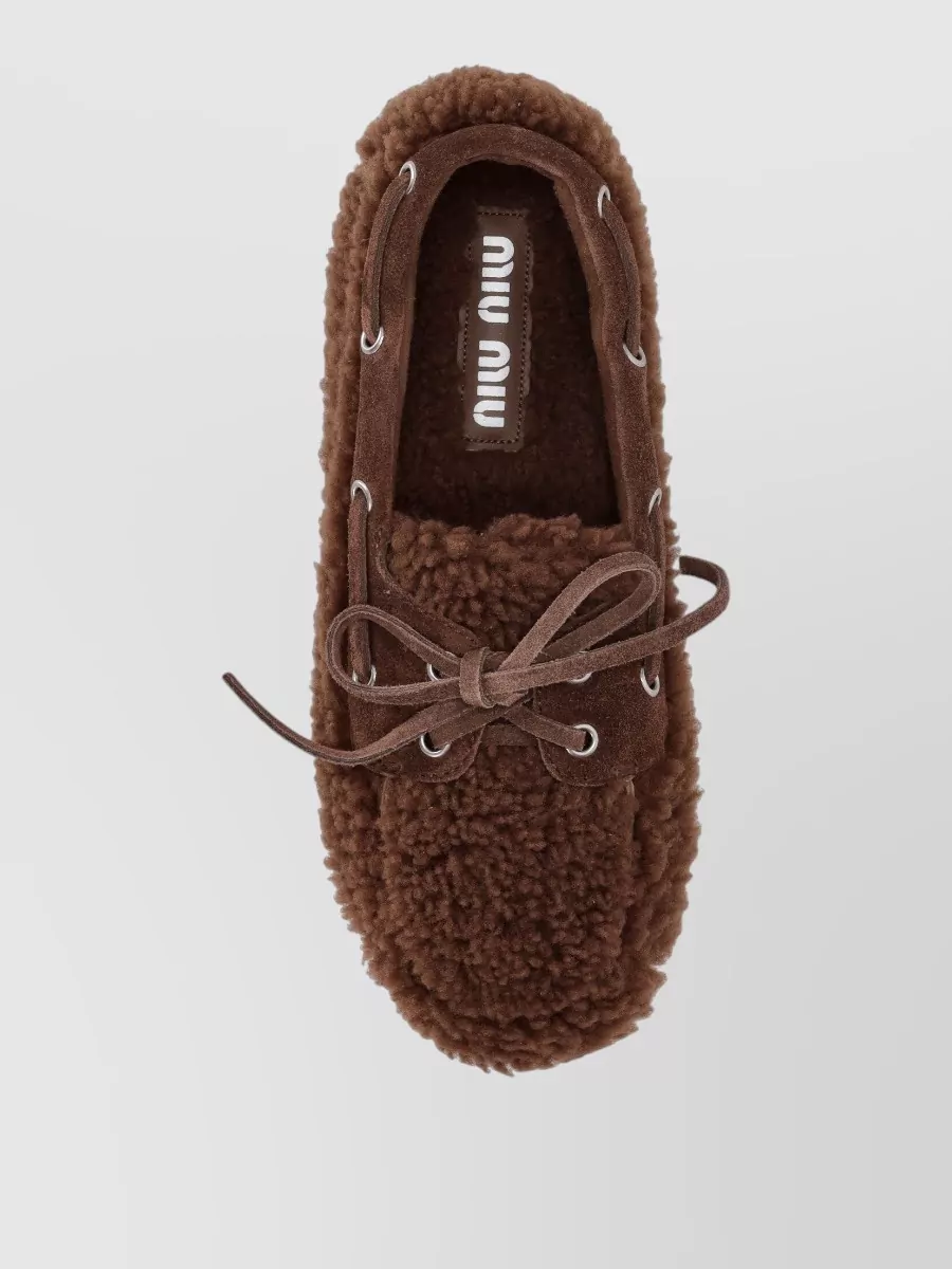 Miu Miu Mocassini Montone