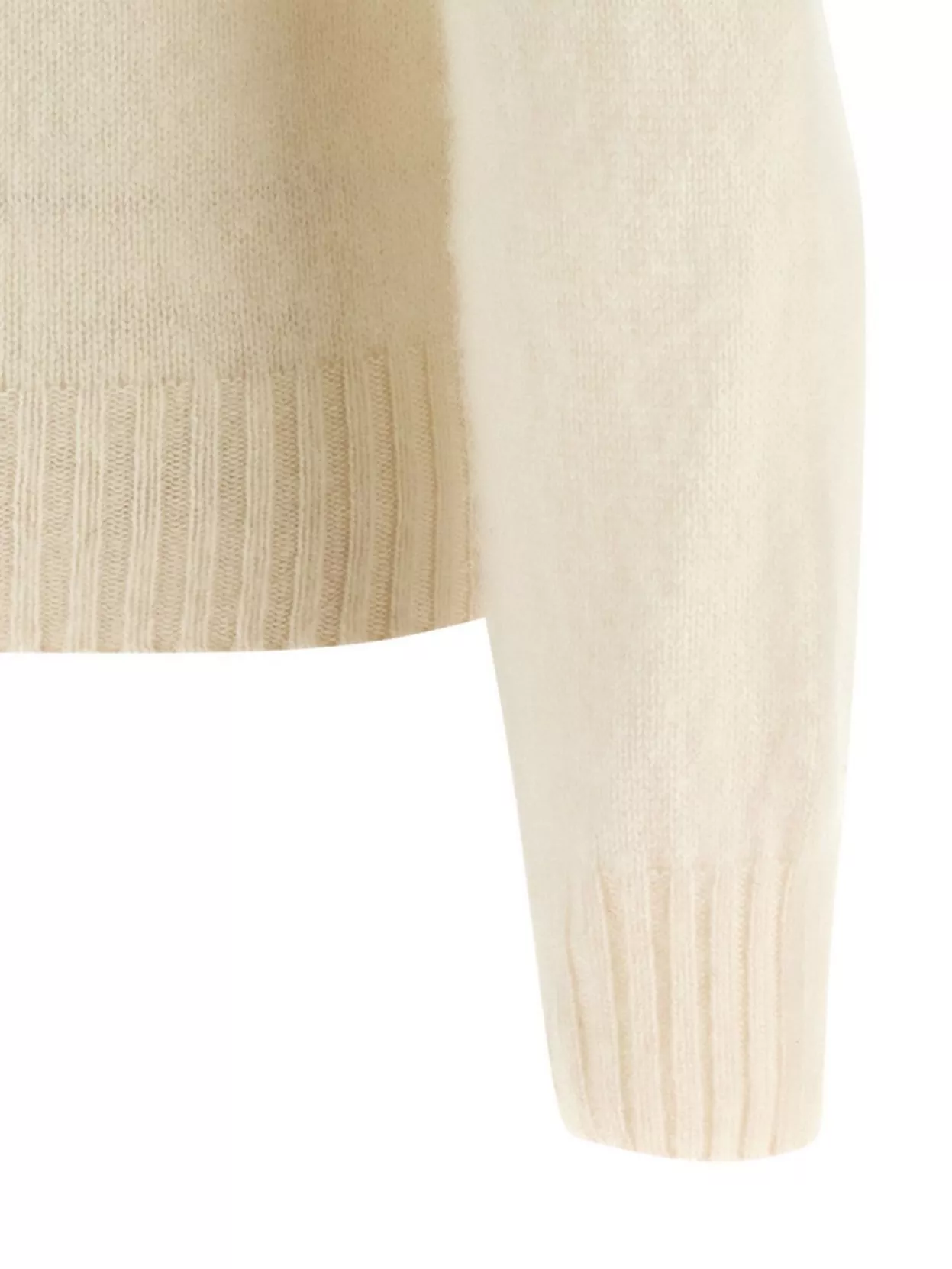 Tom Ford Crew Neck Cashmere Sweater With Ribbed Cuffs And Hem In Multi
