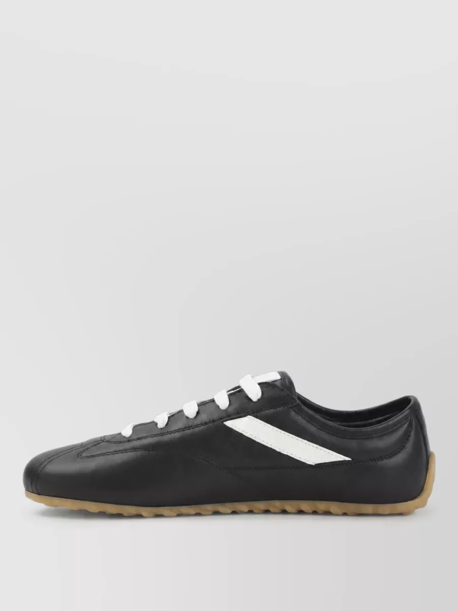 Alexander Mcqueen Leather Low-Top Sneakers