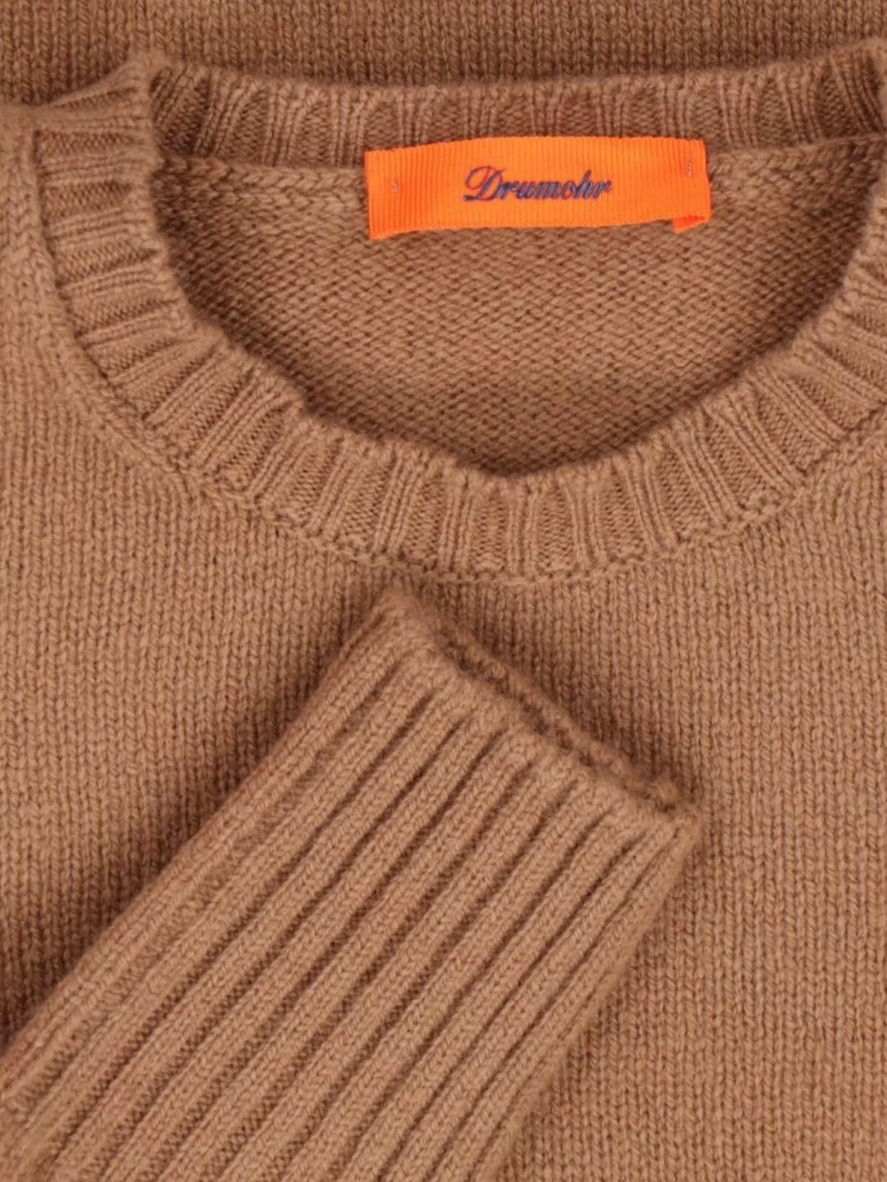 Drumohr Ribbed Crewneck Sweater Hem