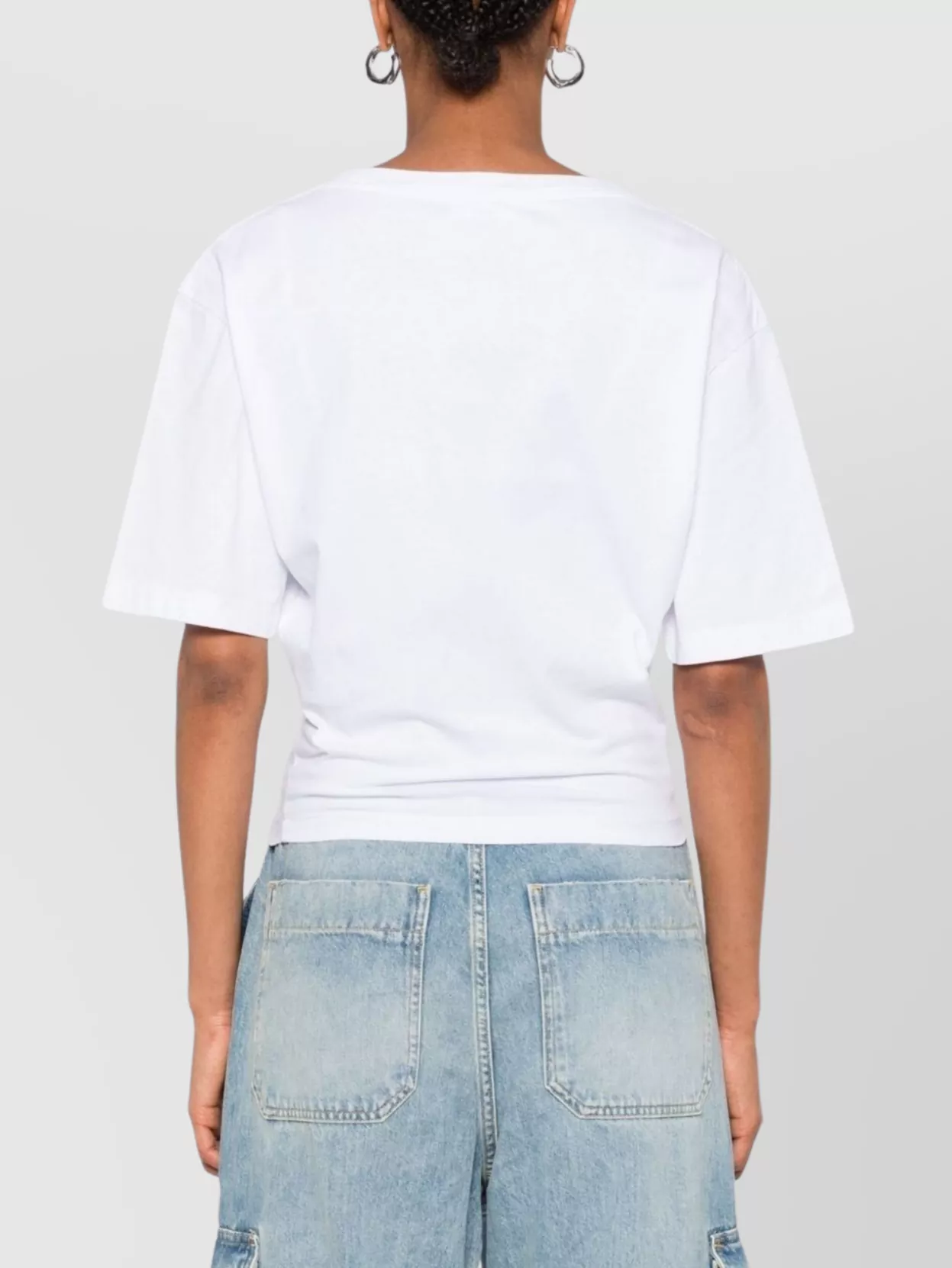 Dsquared2 Graphic Print Crew Neck Cotton T-Shirt