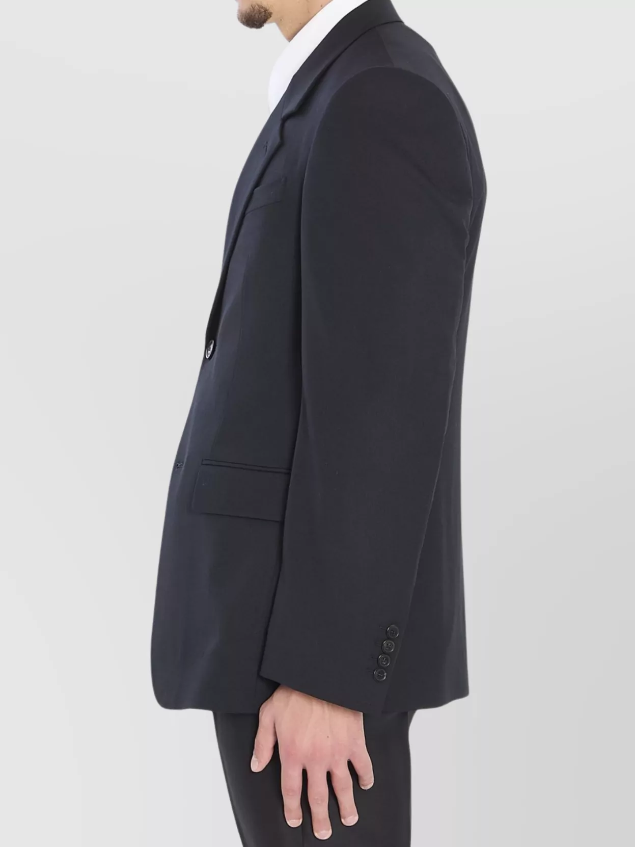 Balenciaga Tailored Jacket Featuring Peak Lapels
