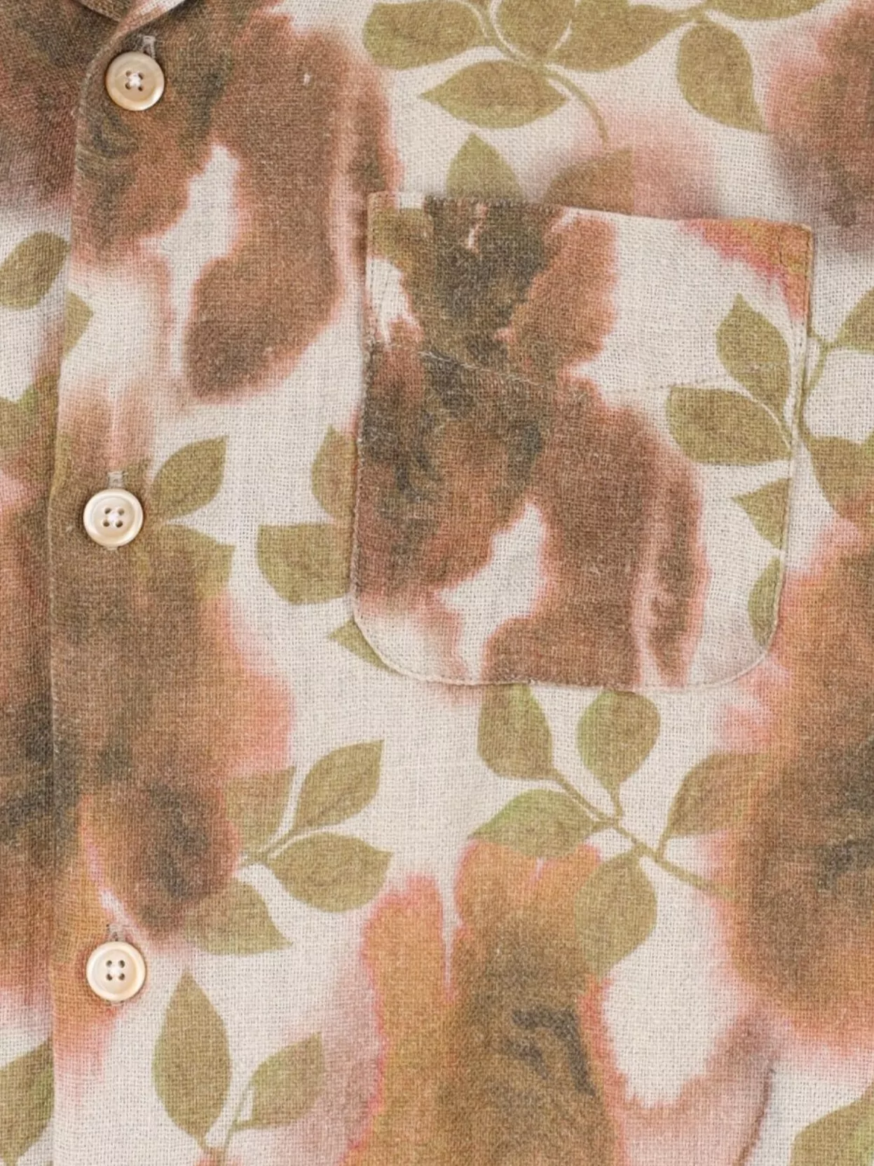 Our Legacy Casual Shirt With Long Sleeves And Floral Pattern