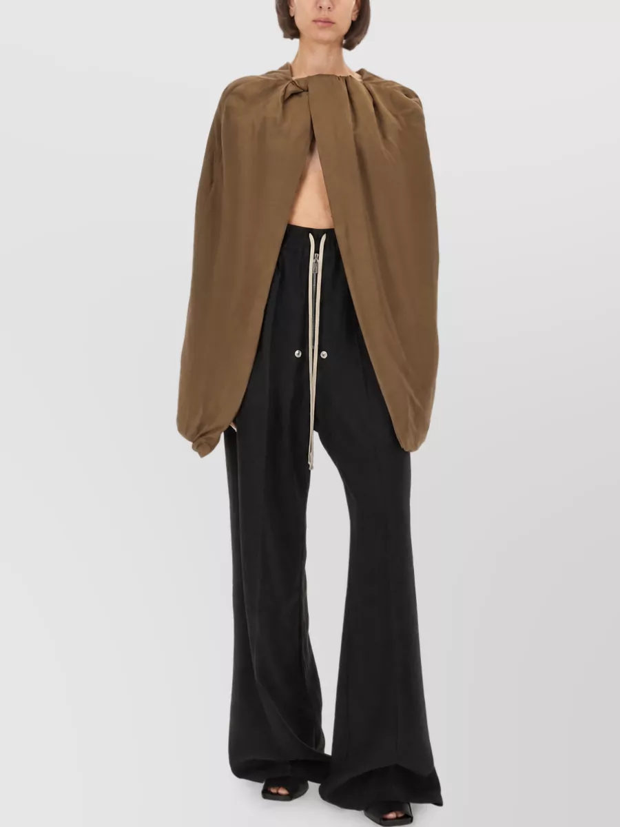 Rick Owens Hooded Blouse In Multi