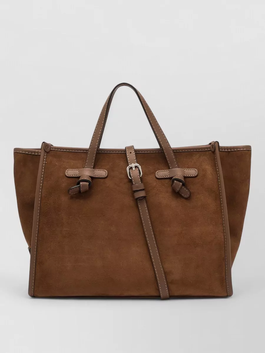Gianni Chiarini leather knot-detail tote bag