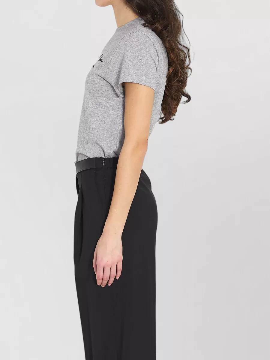 Loewe Cotton T Shirt Regular Fit Crew Neck