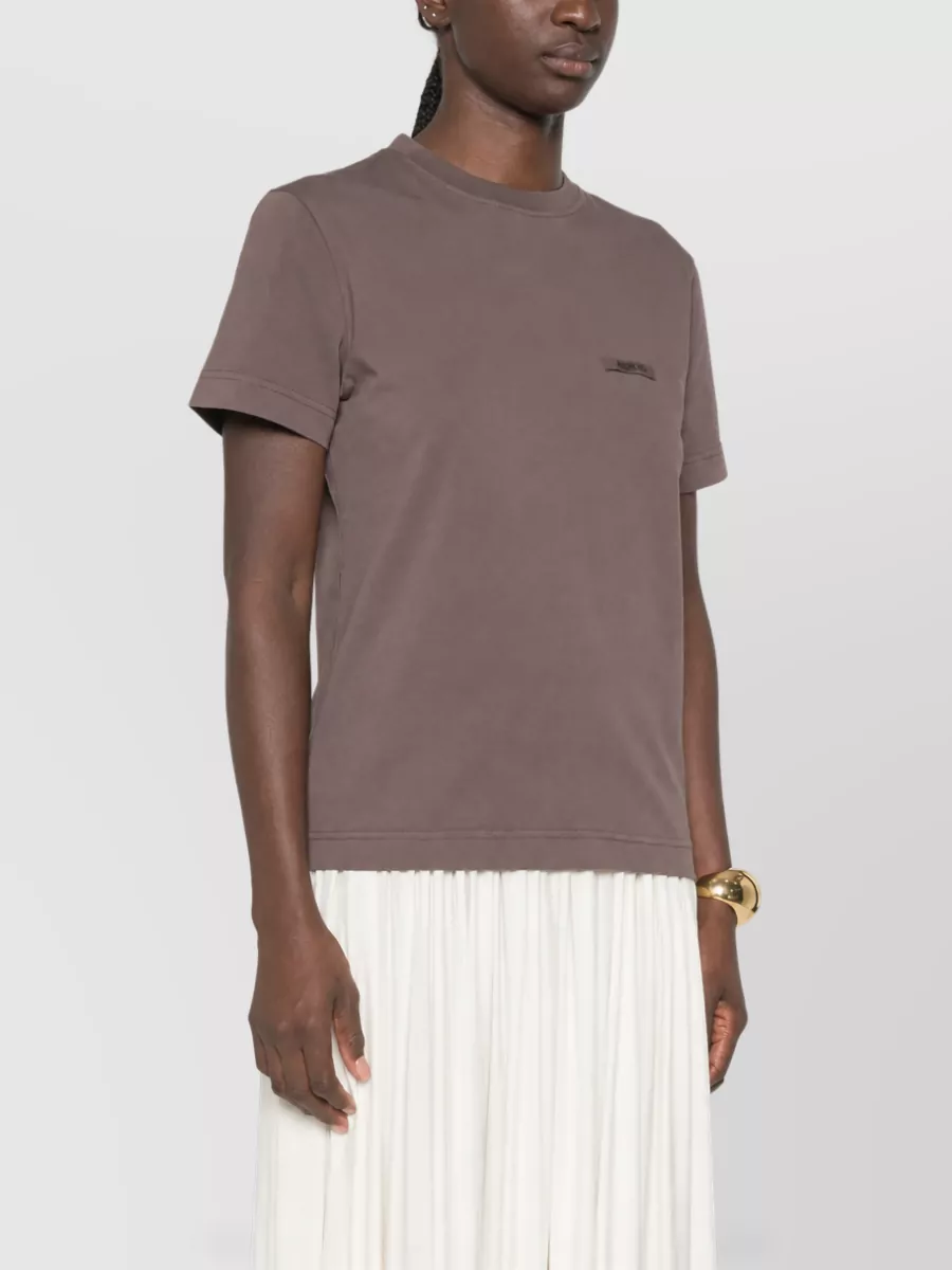 Jacquemus Cotton Crew Neck Short-Sleeve T-Shirt