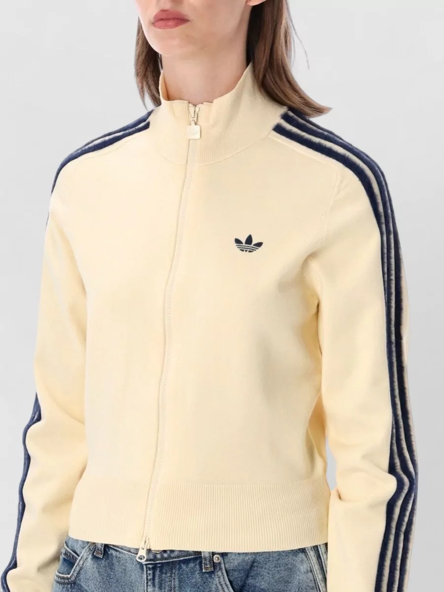 Adidas Originals Ribbed Slim-Fit Track Jacket