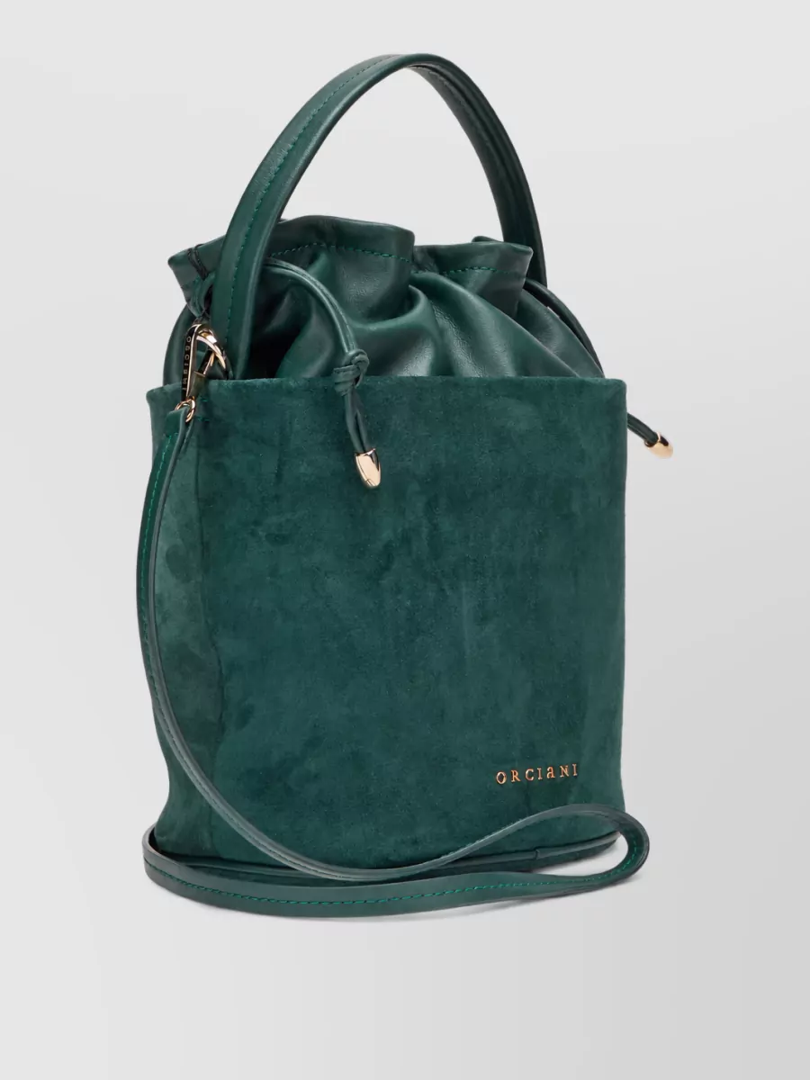 Orciani Leather Bucket Mini Bag