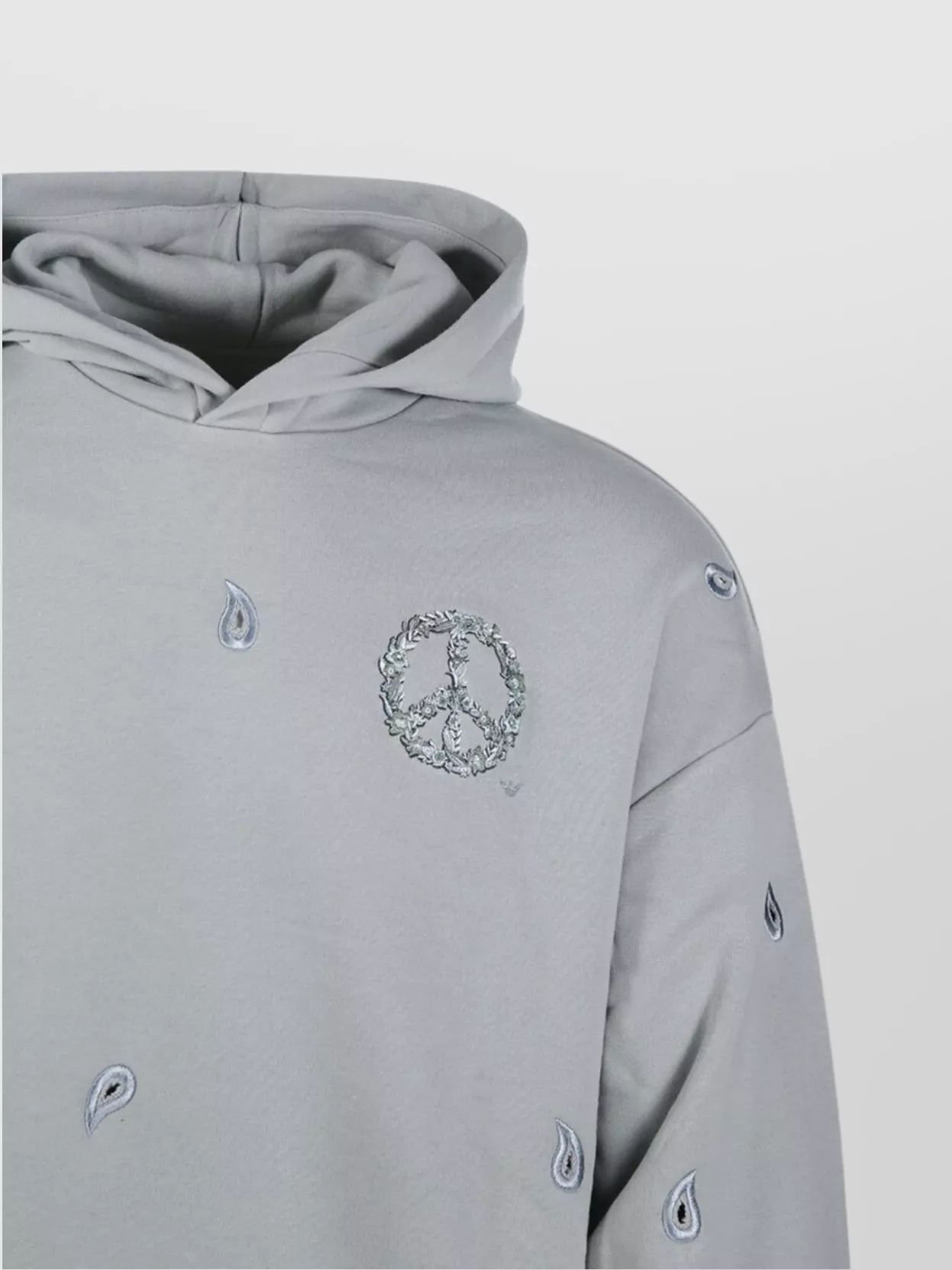 Emporio Armani Hooded Sweatshirt With Ribbed Cuffs And Hem