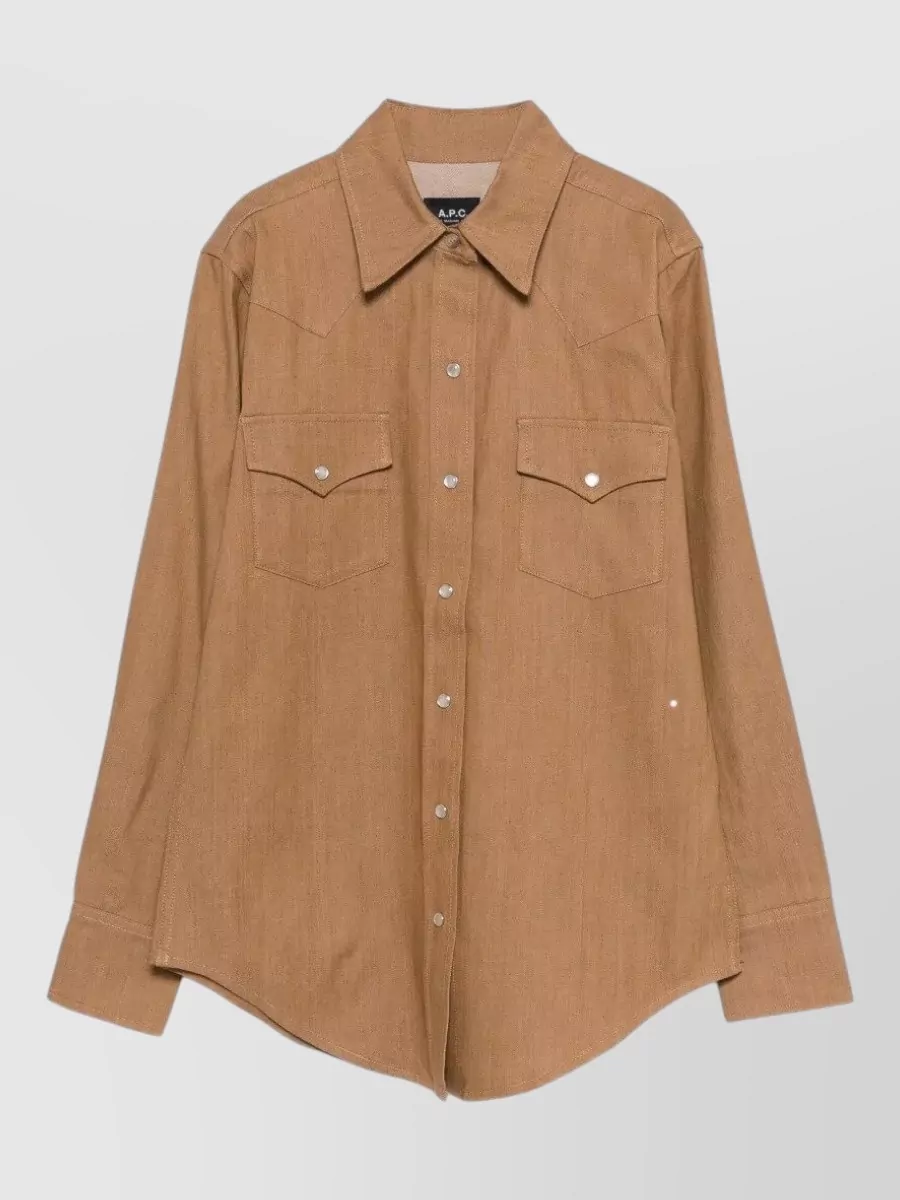 A.P.C. Denim western shirt
