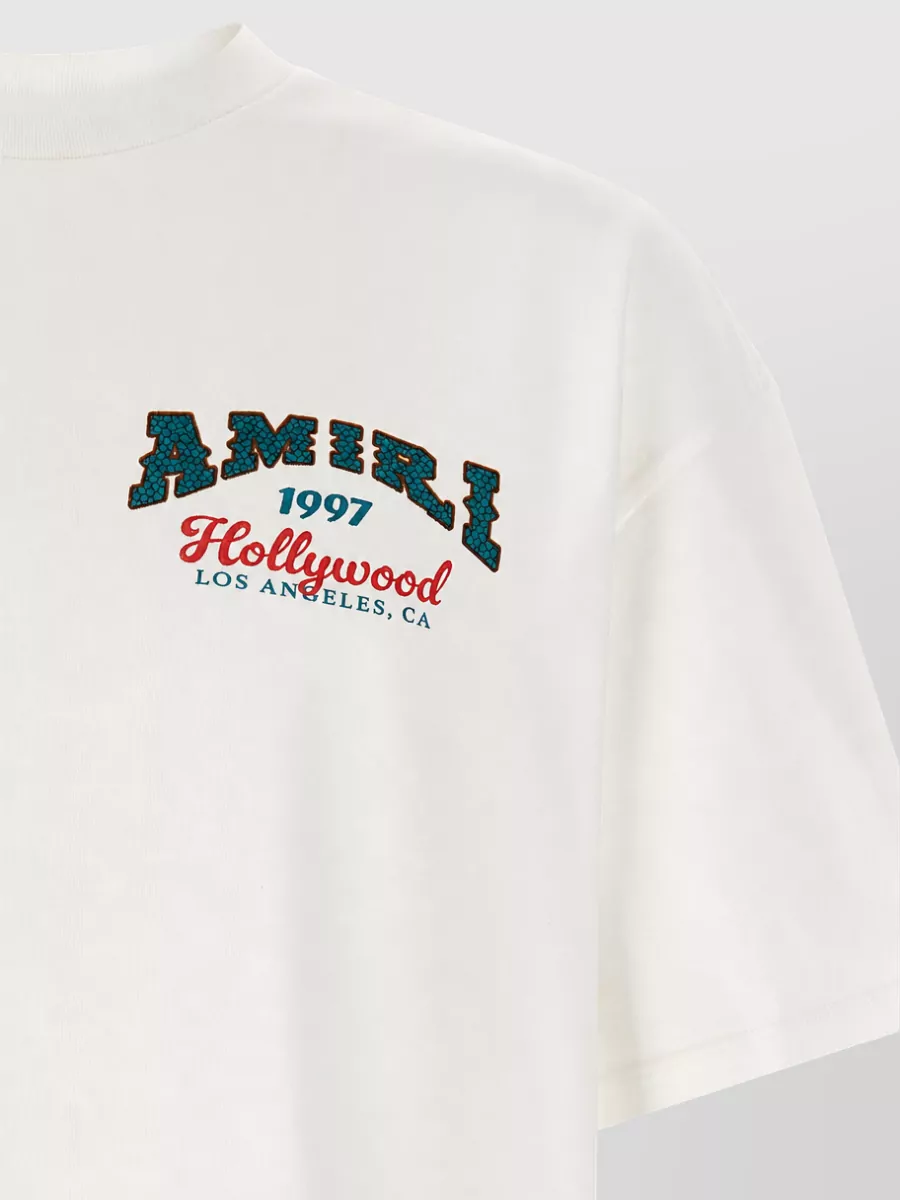 Amiri Cotton Hollywood Graphic Print Oversized T-Shirt