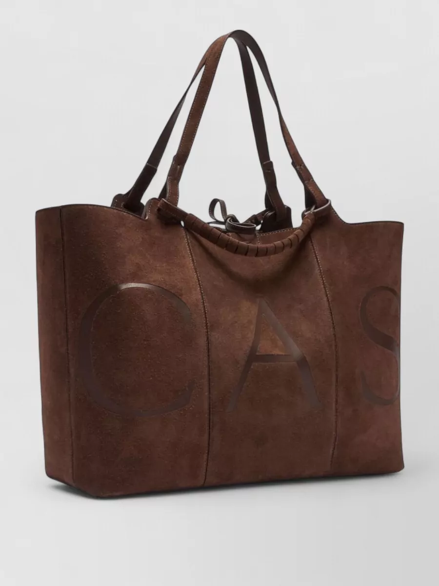 Casadei leather tote bag