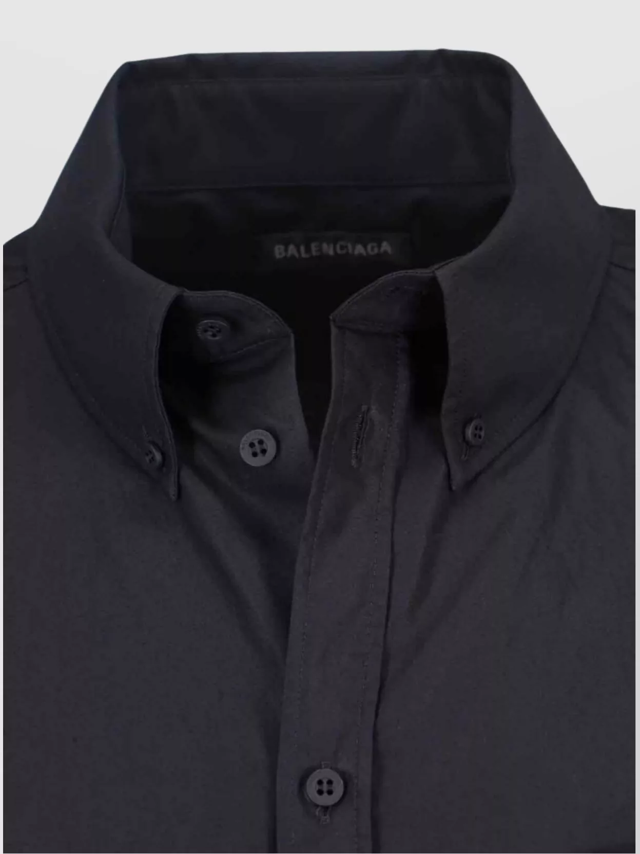 Balenciaga Short Sleeve Button-Down Collar Shirt
