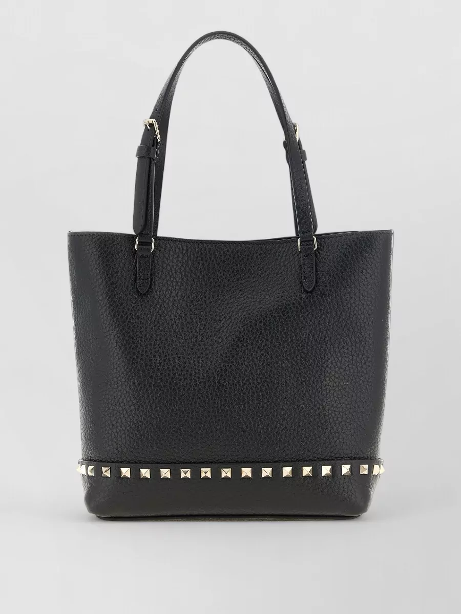 Valentino Garavani small rockstud tote bag dual handles