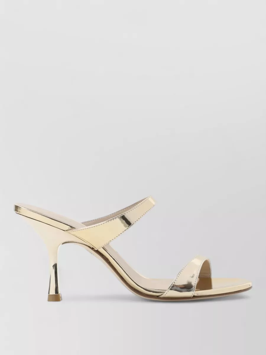Stuart Weitzman leather mule sandals