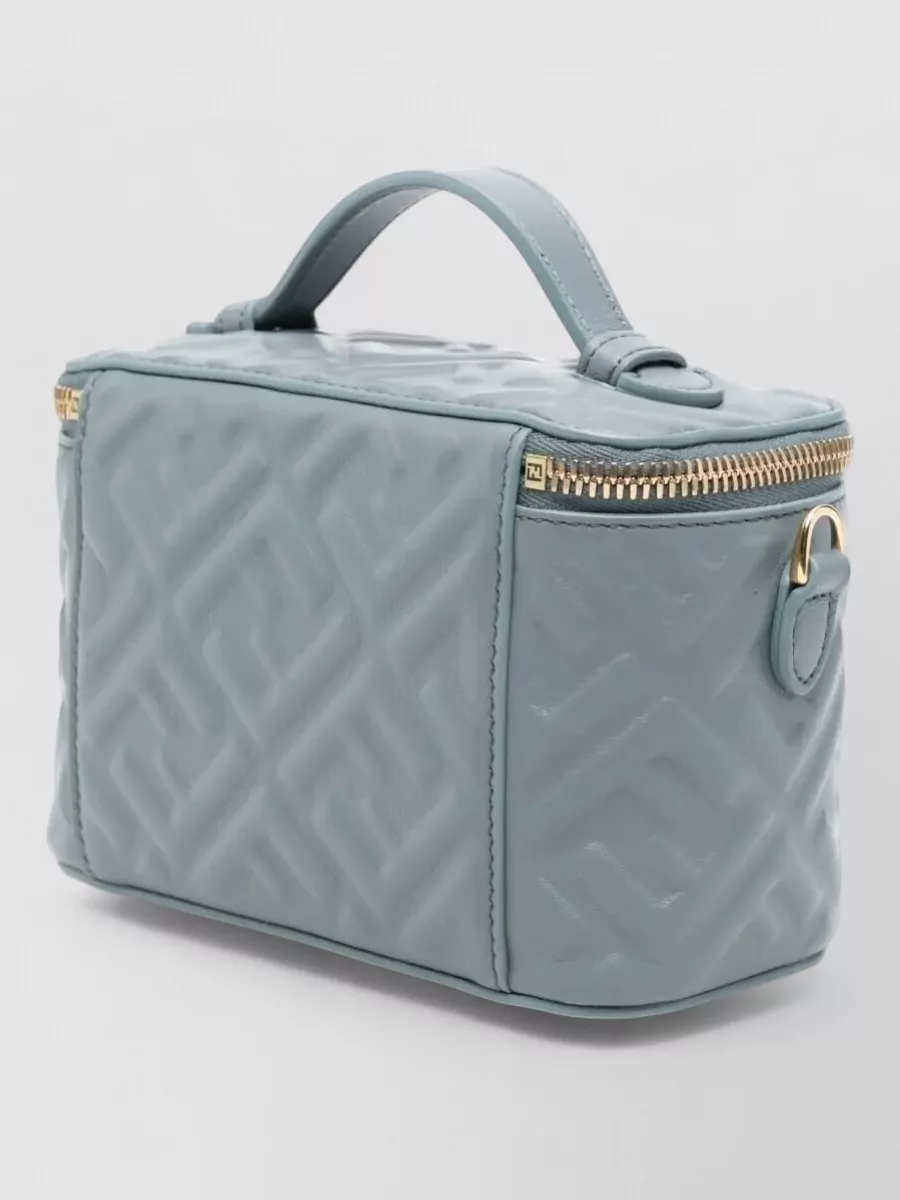 Fendi Vanity Nappa Leather Crossbody Bag Ff Motif