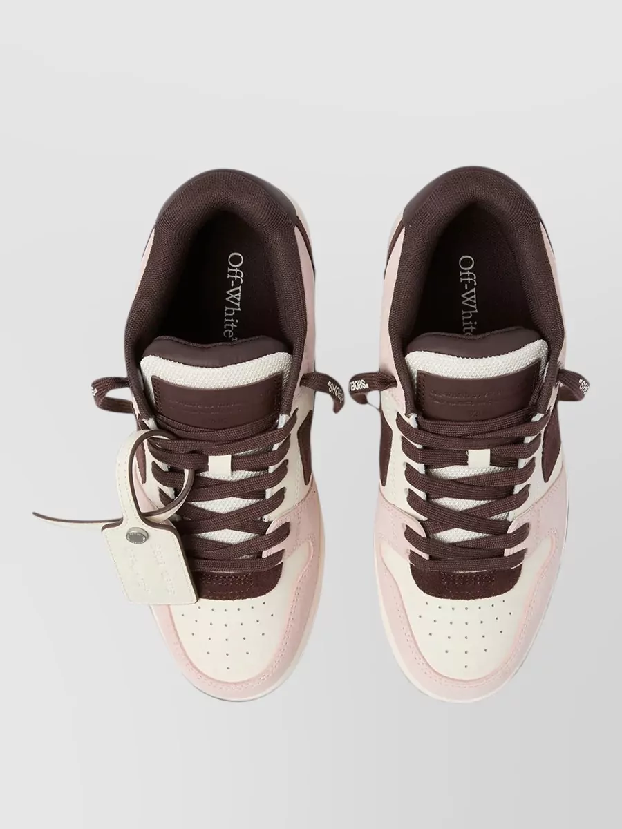 Off-White Leather Low-Top Sneakers