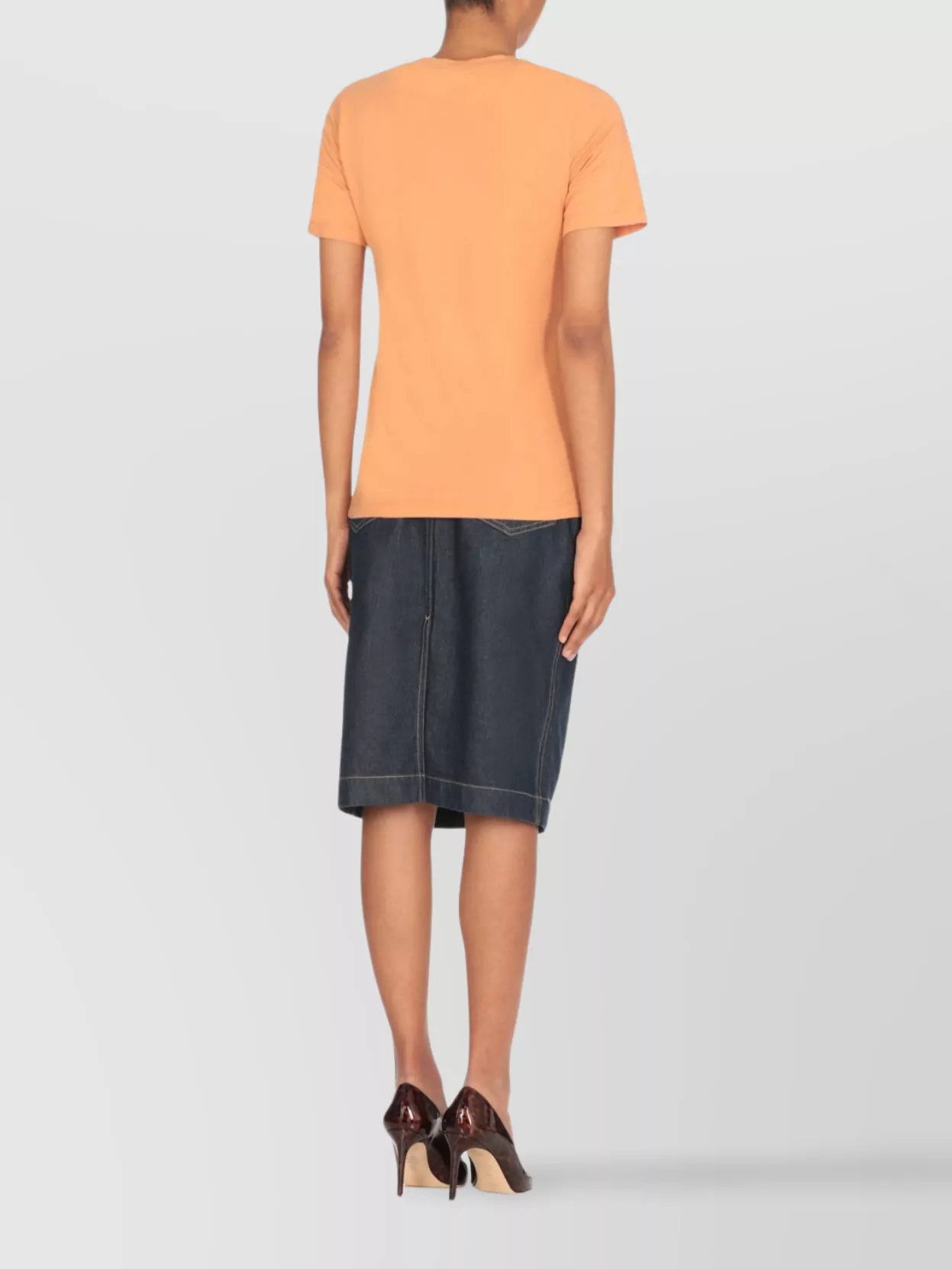 Maison Kitsuné Crew Neck Logoed Patch T-Shirt