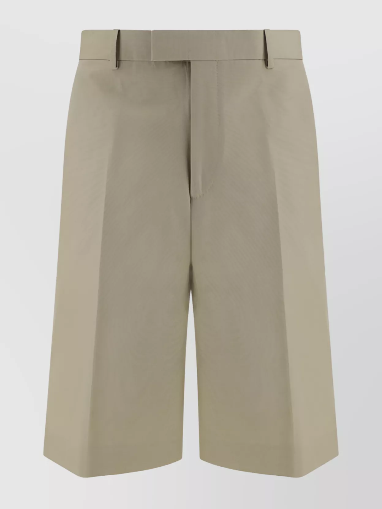 Ferragamo Tailored Monochrome Pleated Shorts Pockets
