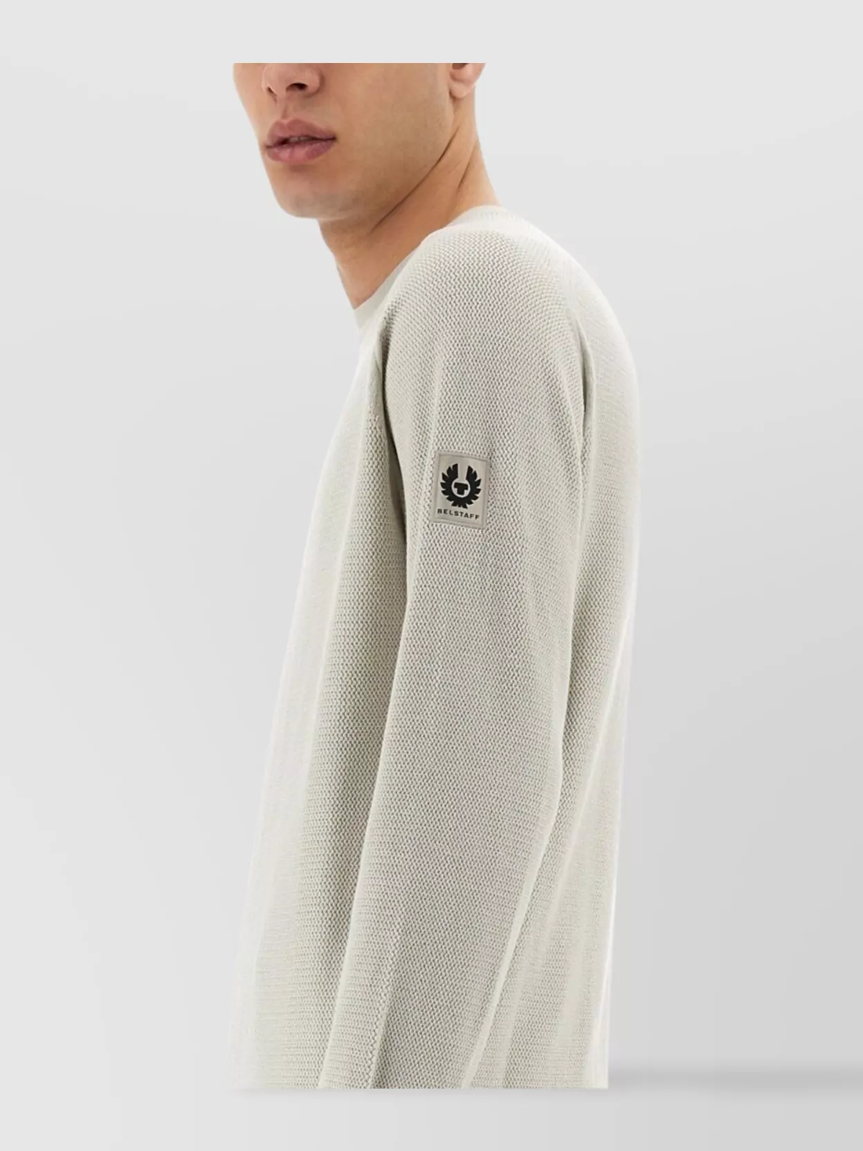 Belstaff Crew Neck Cotton Jersey Sweater