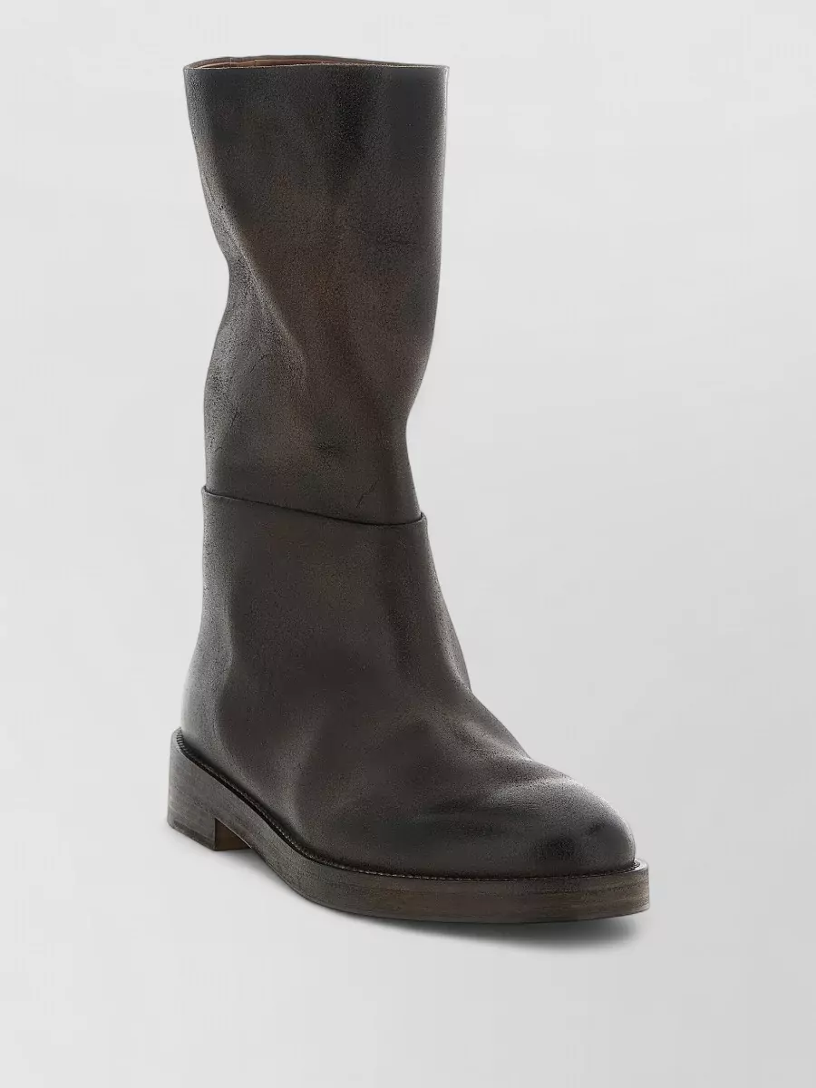 Marsell Leather tubetto boots