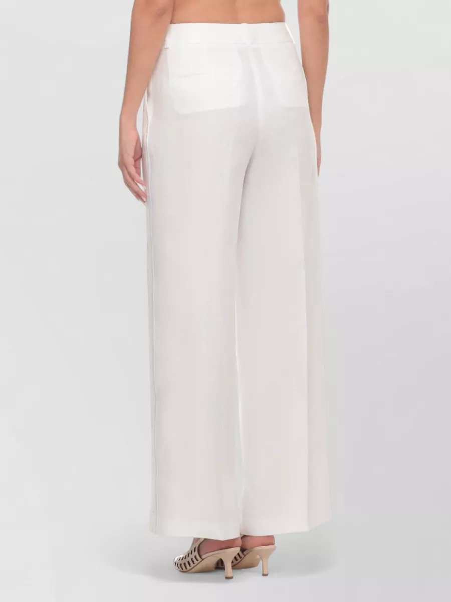Peserico Linen Wide-Leg Trousers
