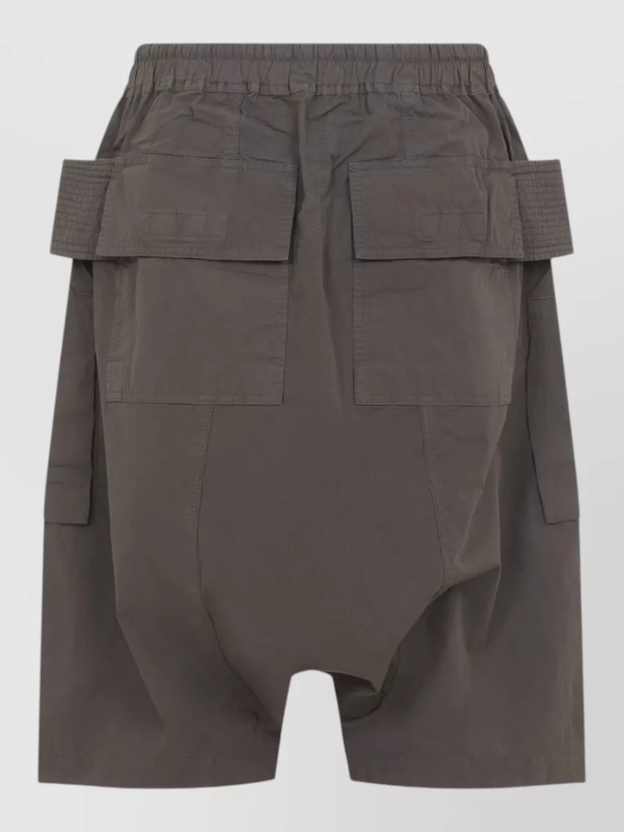 Rick Owens Drkshdw Cotton Low-Rise Cargo Shorts