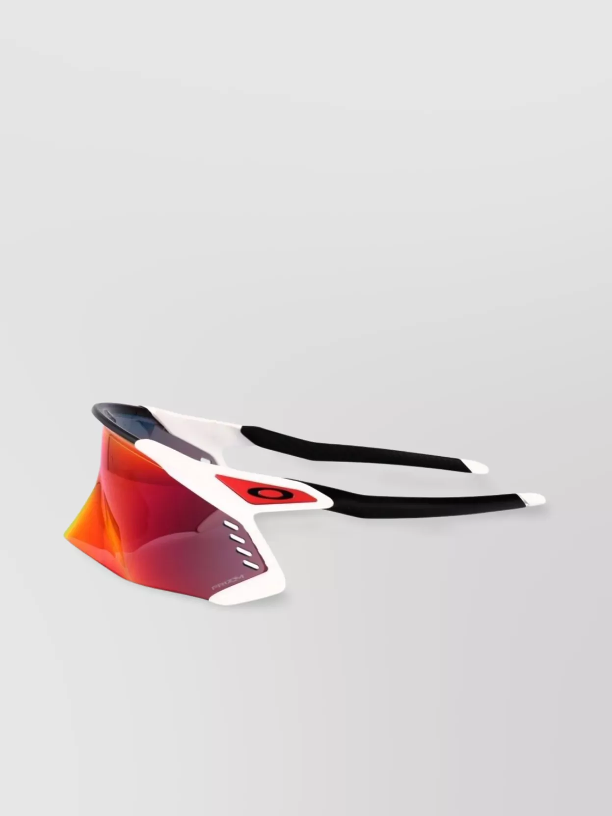 Oakley Wraparound Sunglasses With Curved Arms And Ventilation Holes