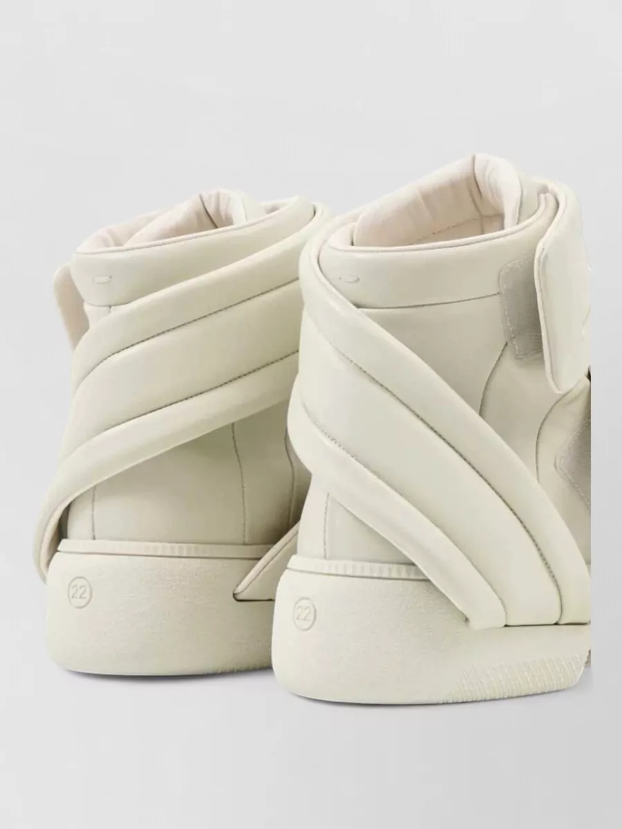 Maison Margiela Leather High-Top Sneakers