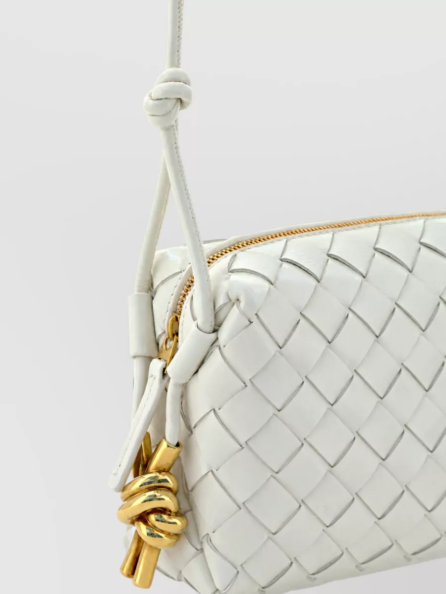 Bottega Veneta Loop Leather Clutch Bag