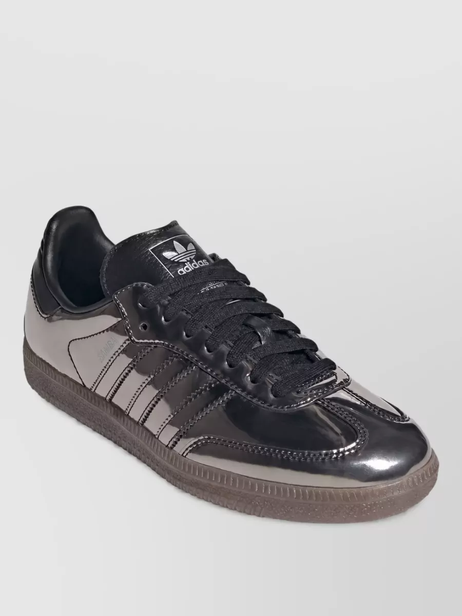 Adidas leather lace-up sneakers