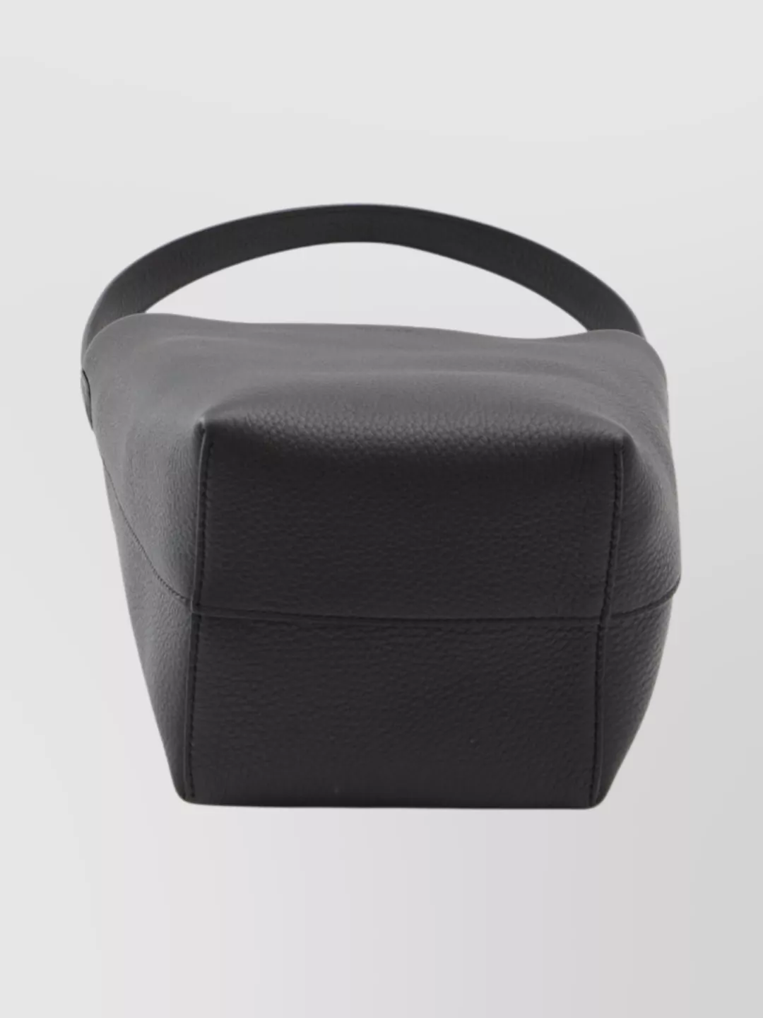 The Row Small Structured Tote Bag In Black