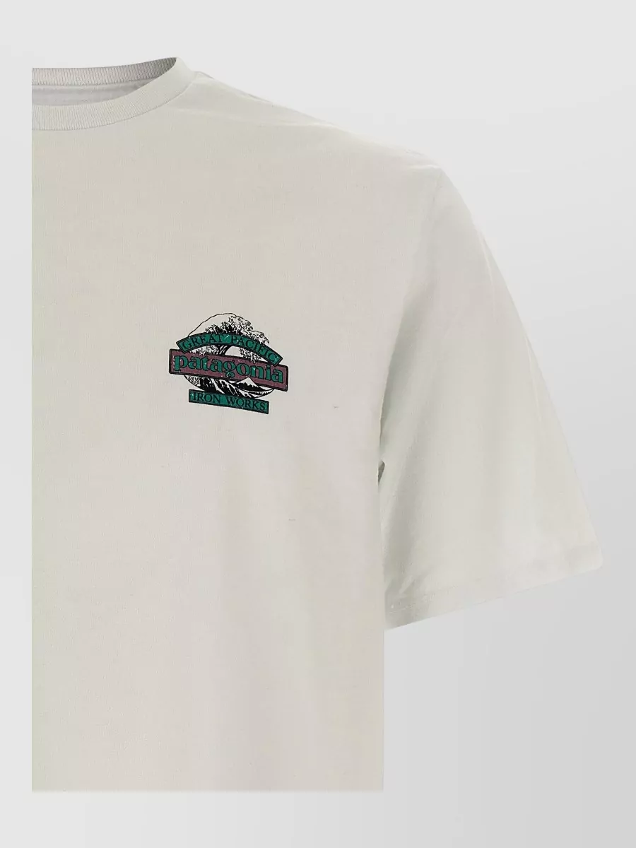 Patagonia Cotton Blend Regular Fit Logo Print T-Shirt