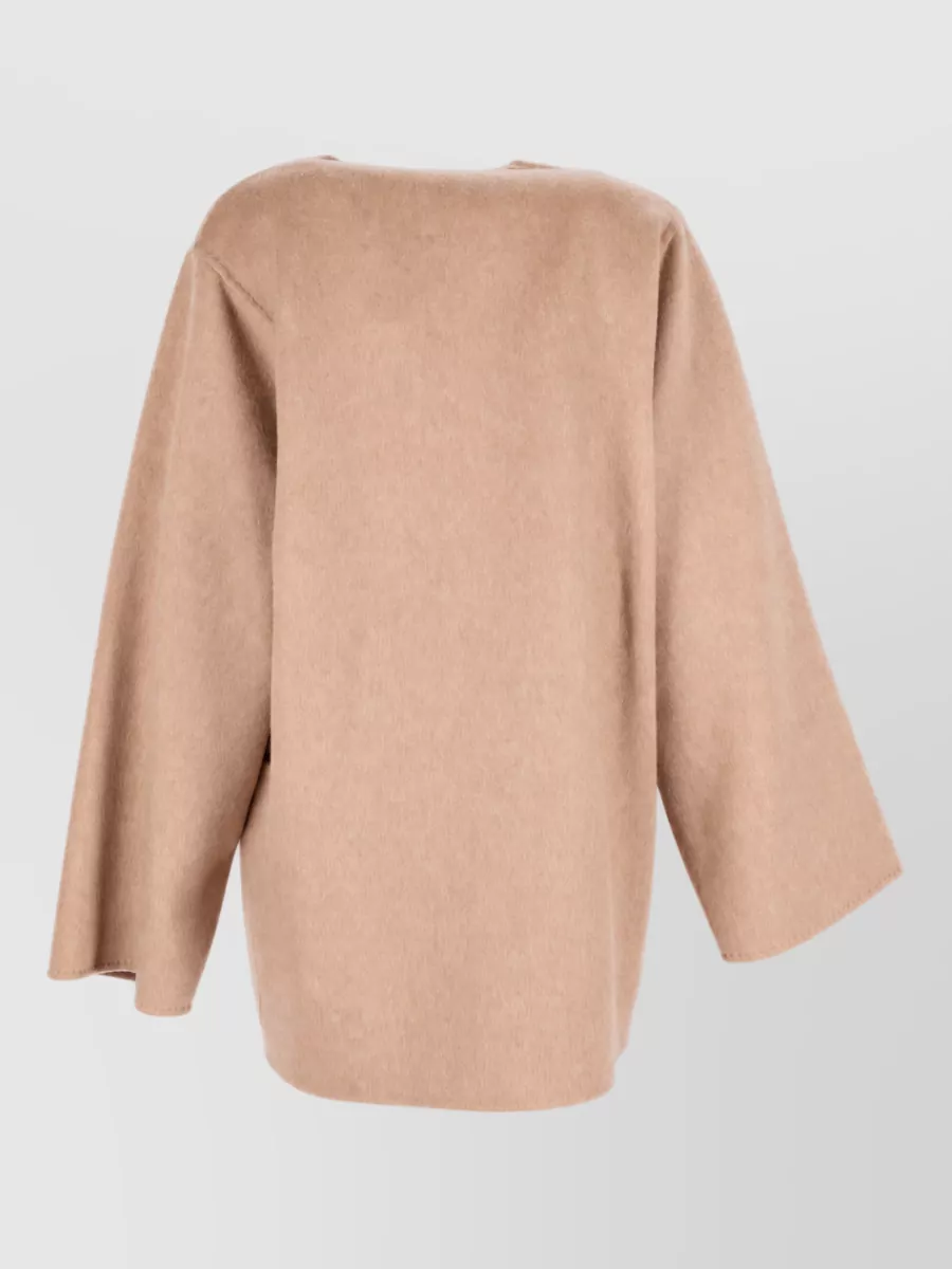 Max Mara Camel Hair Fitted Jacket