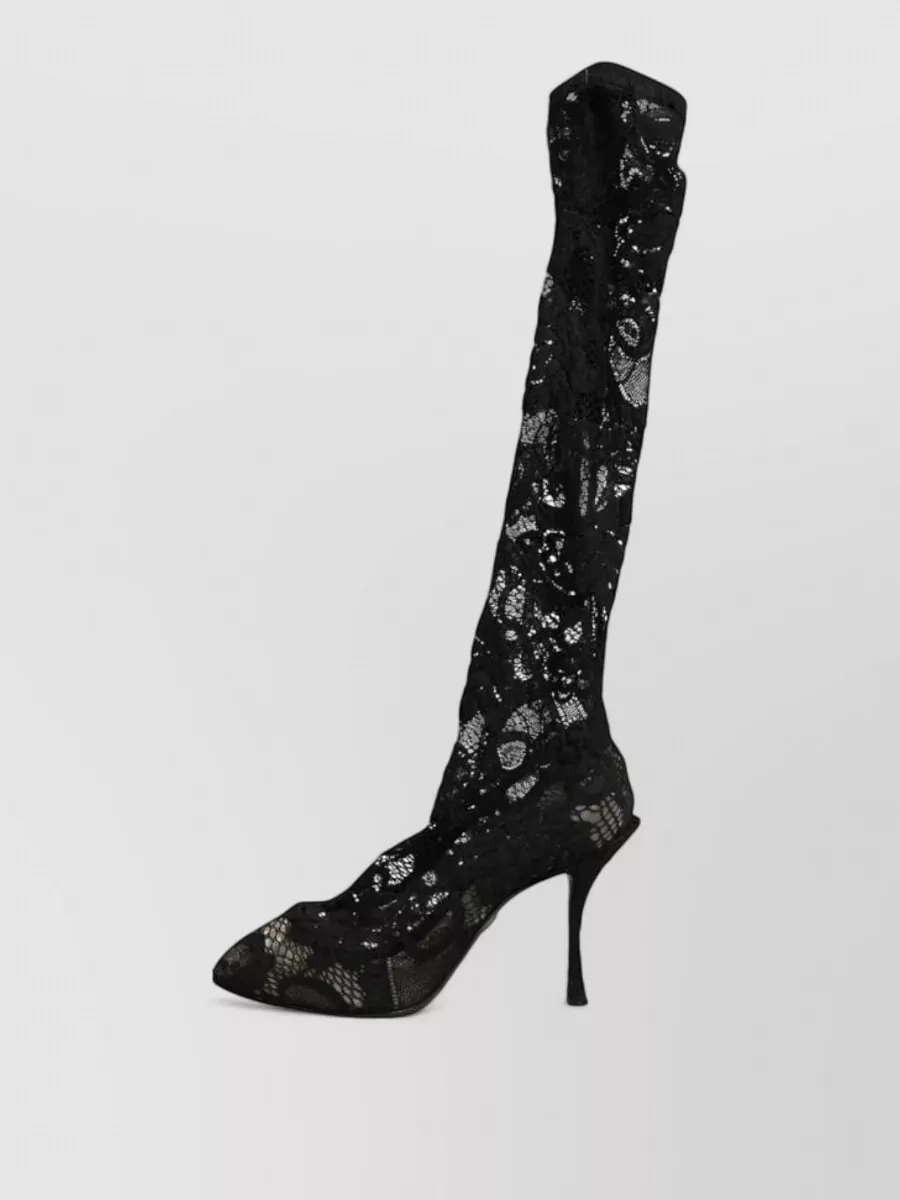 Dolce&Gabbana Lace Sock Boots