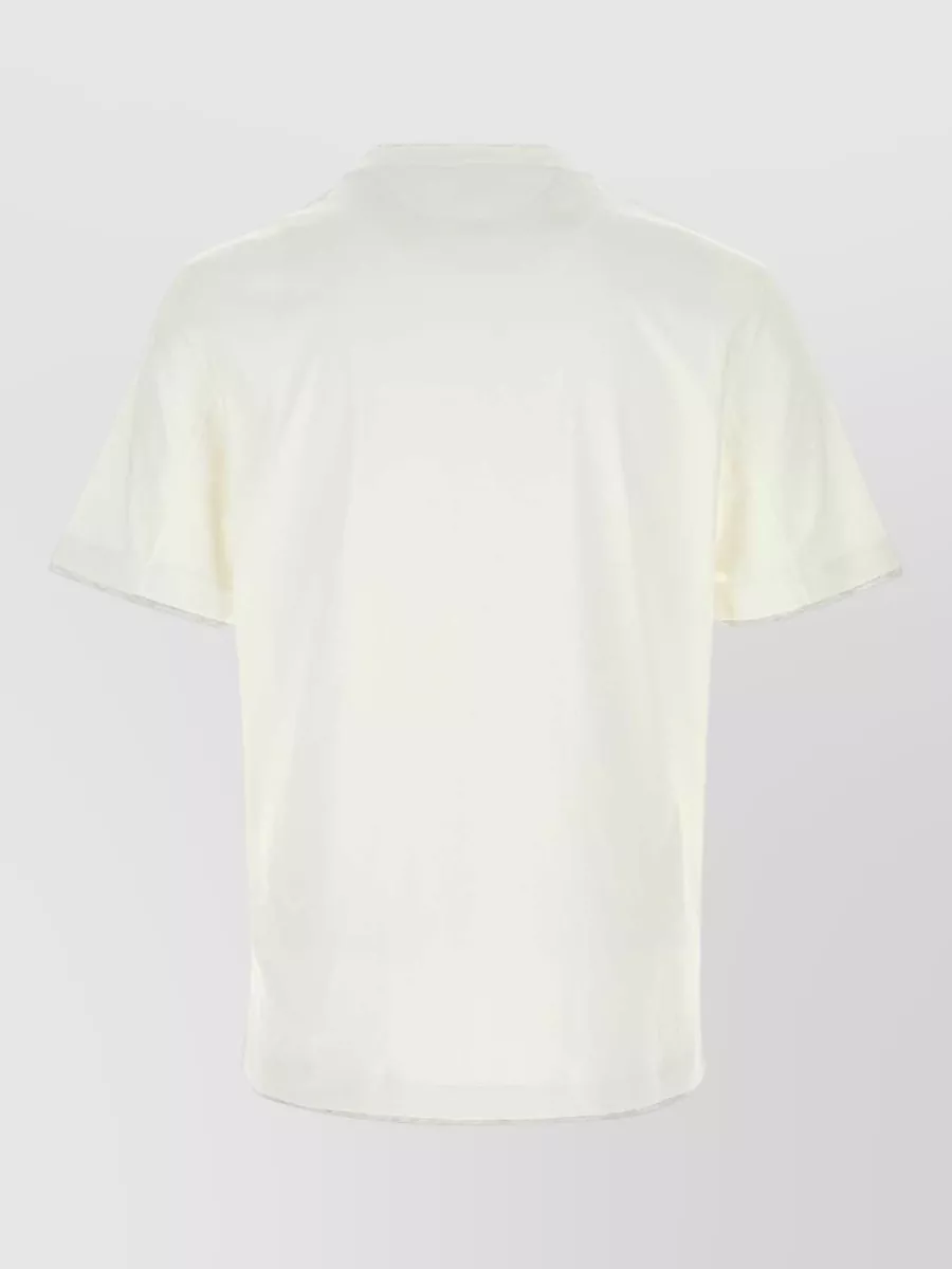 Brunello Cucinelli Cotton T Shirt Short Sleeves Crew Neck