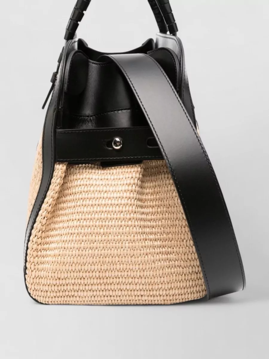 Casadei Leather Logo Appliqué Tote Bag