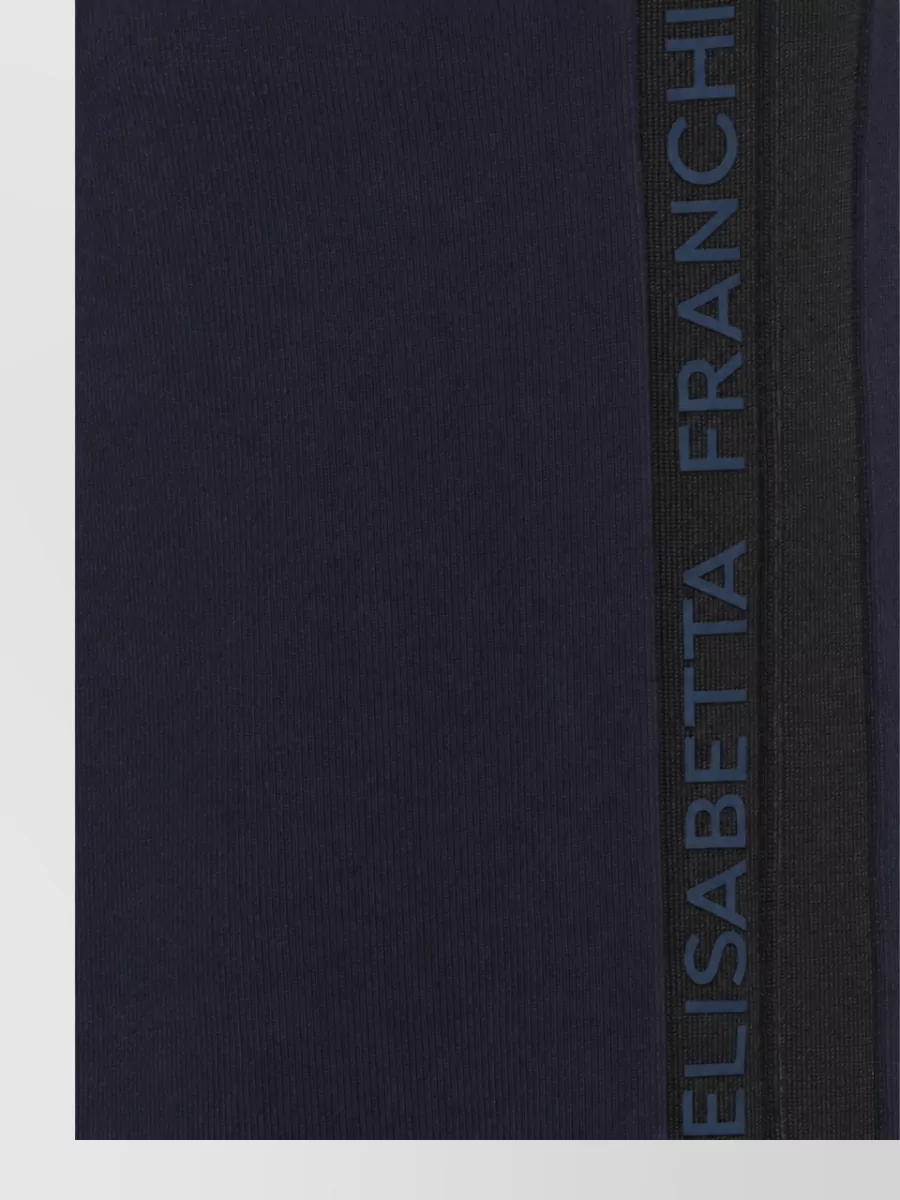 Elisabetta Franchi Side Stripe Straight-Leg Trousers