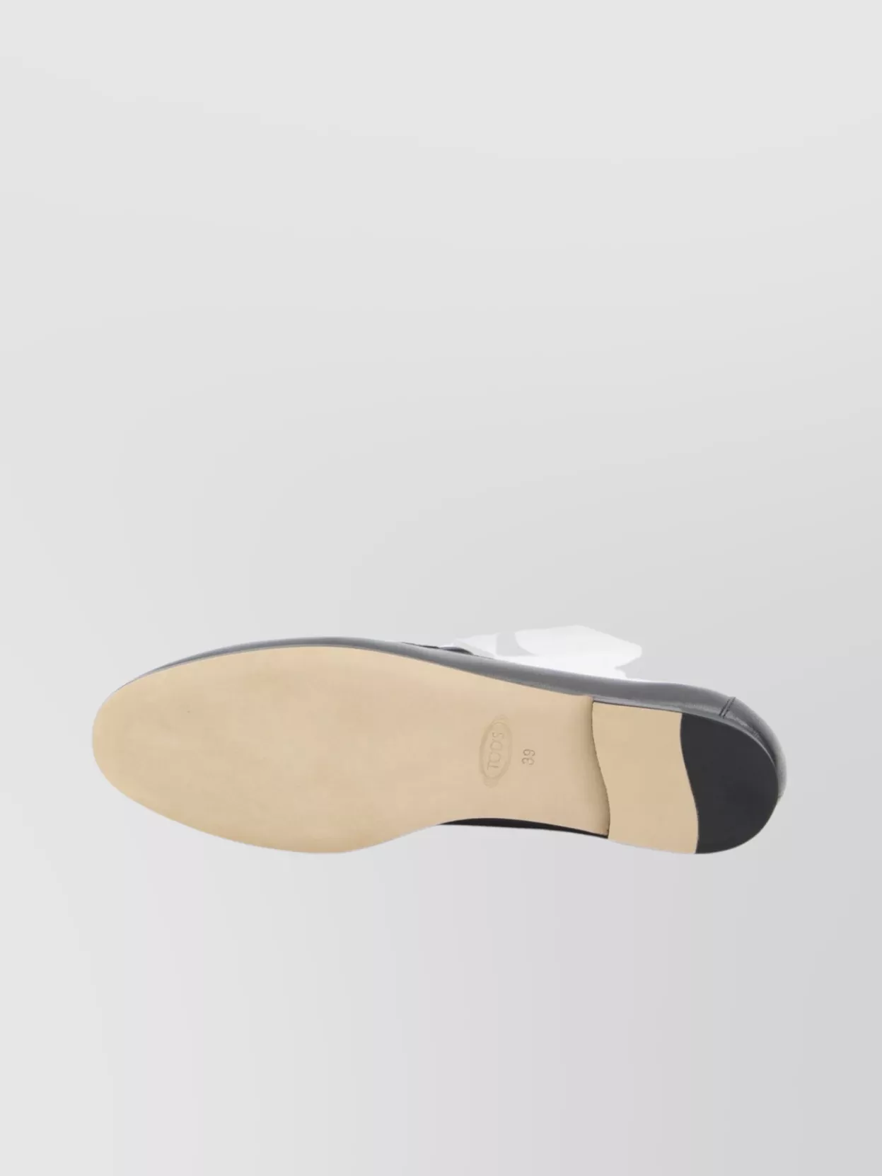 Tod's Leather Loafers With Metal Detail
