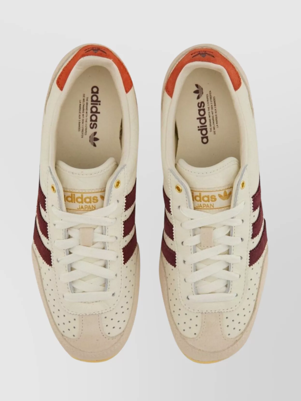 Adidas Originals Rubber Sole Perforated Design Sneakers