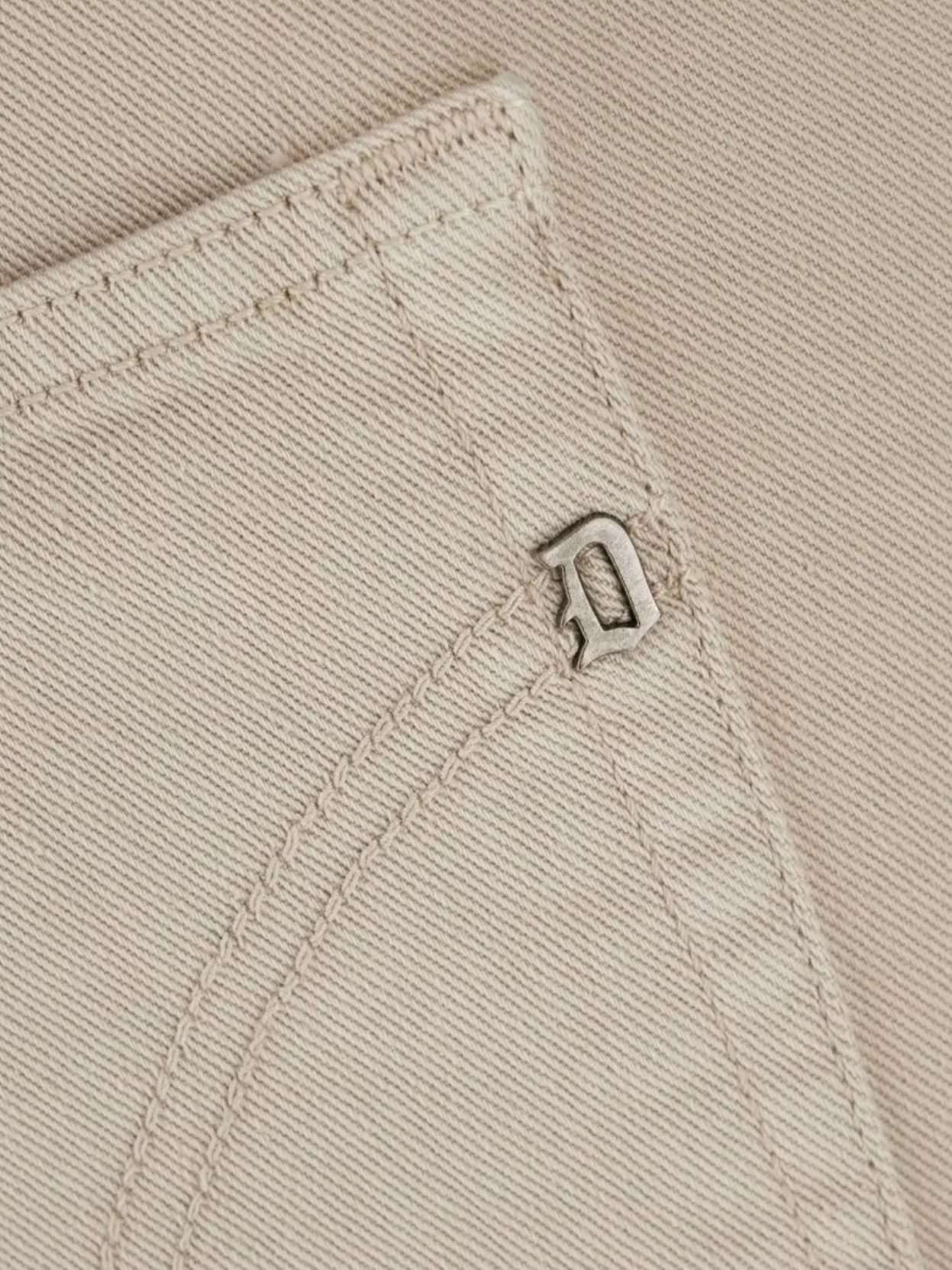 Dondup Light Grey Stretch Denim Jeans