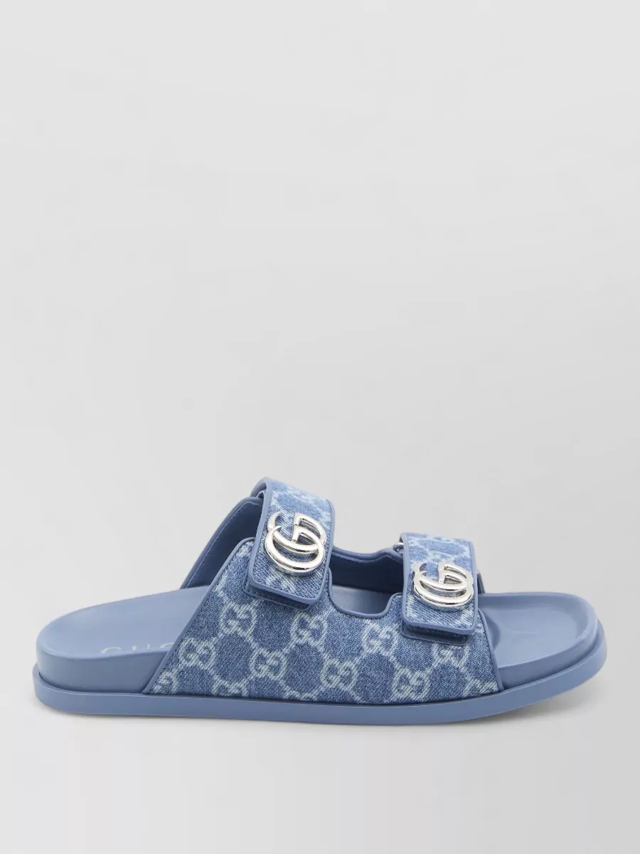 Gucci Denim Slide Sandals