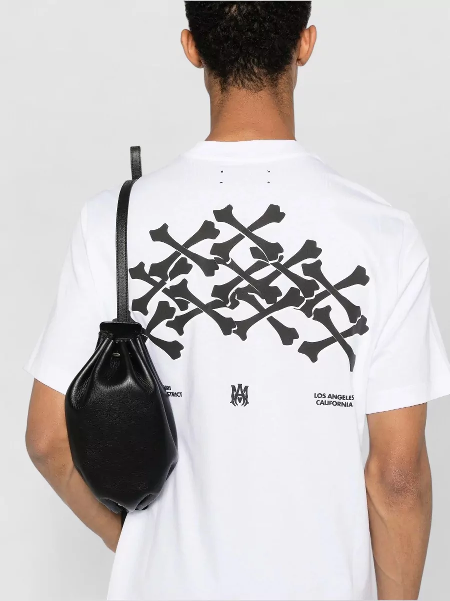 Amiri Stacked Bones Logo Back Jersey T-Shirt
