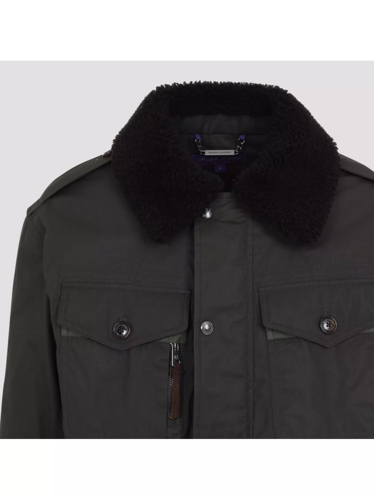 Ralph Lauren Purple Label Field Jacket Shearling Collar