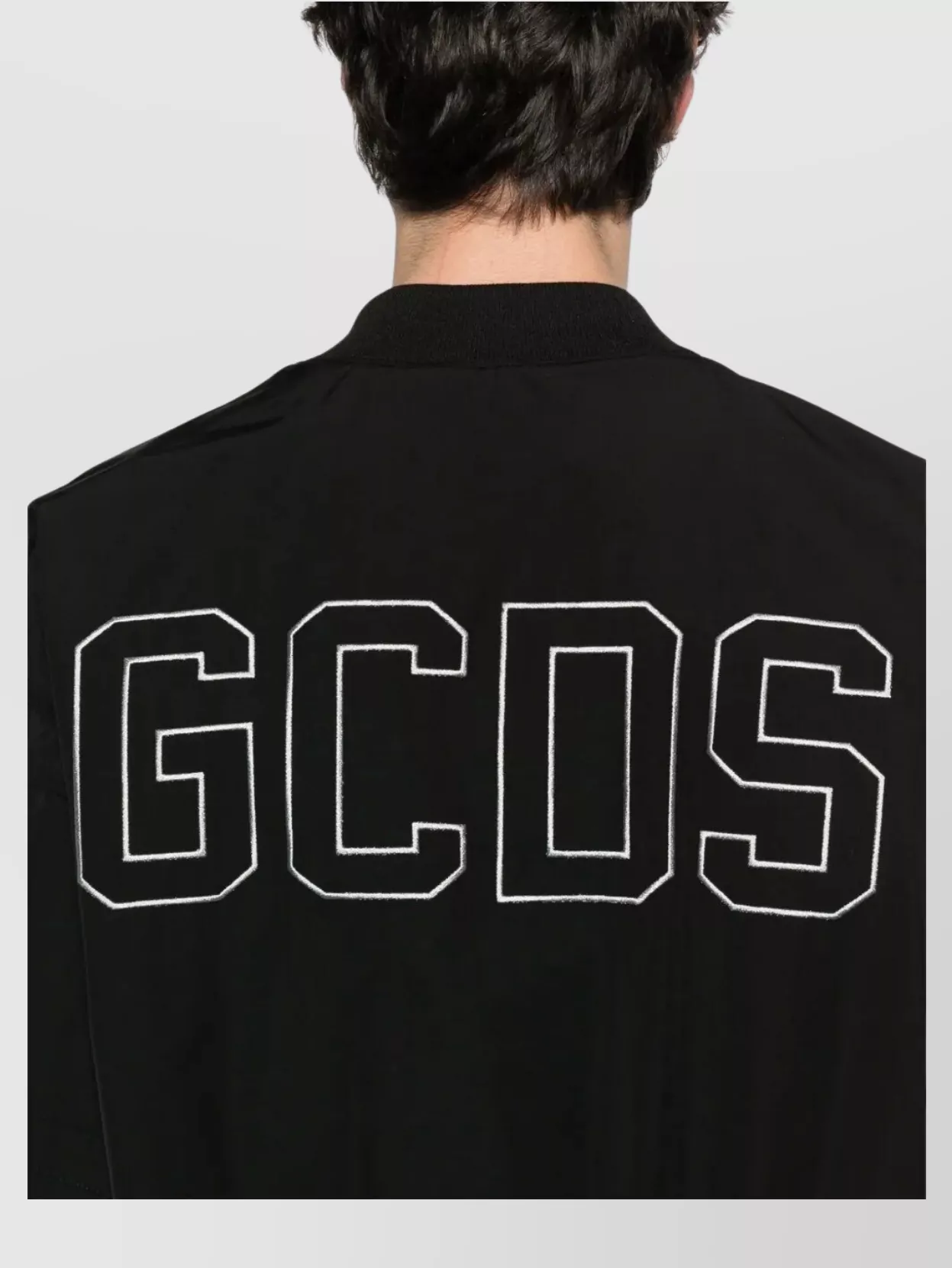 Gcds Nylon Varsity Bomber Jacket