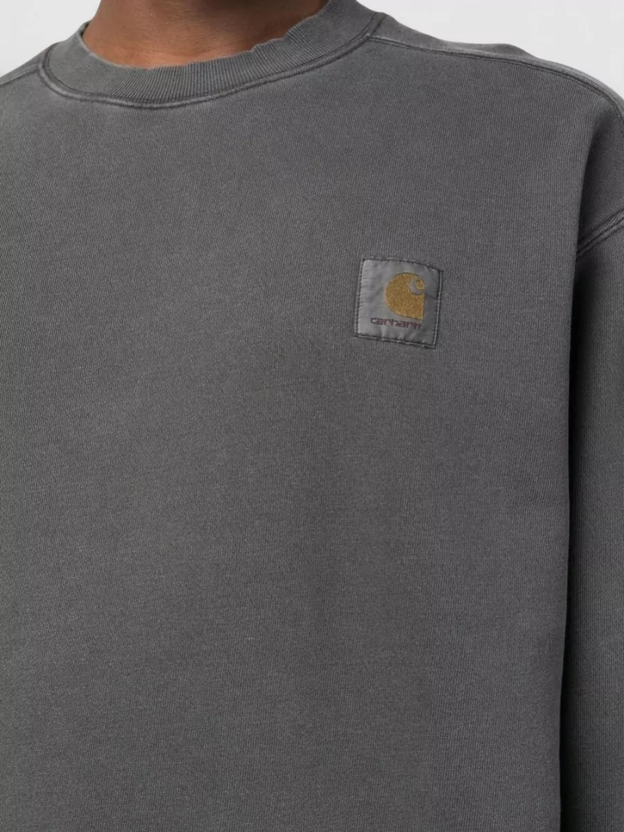 Carhartt Wip Cotton Logo-Patch Crewneck Sweatshirt