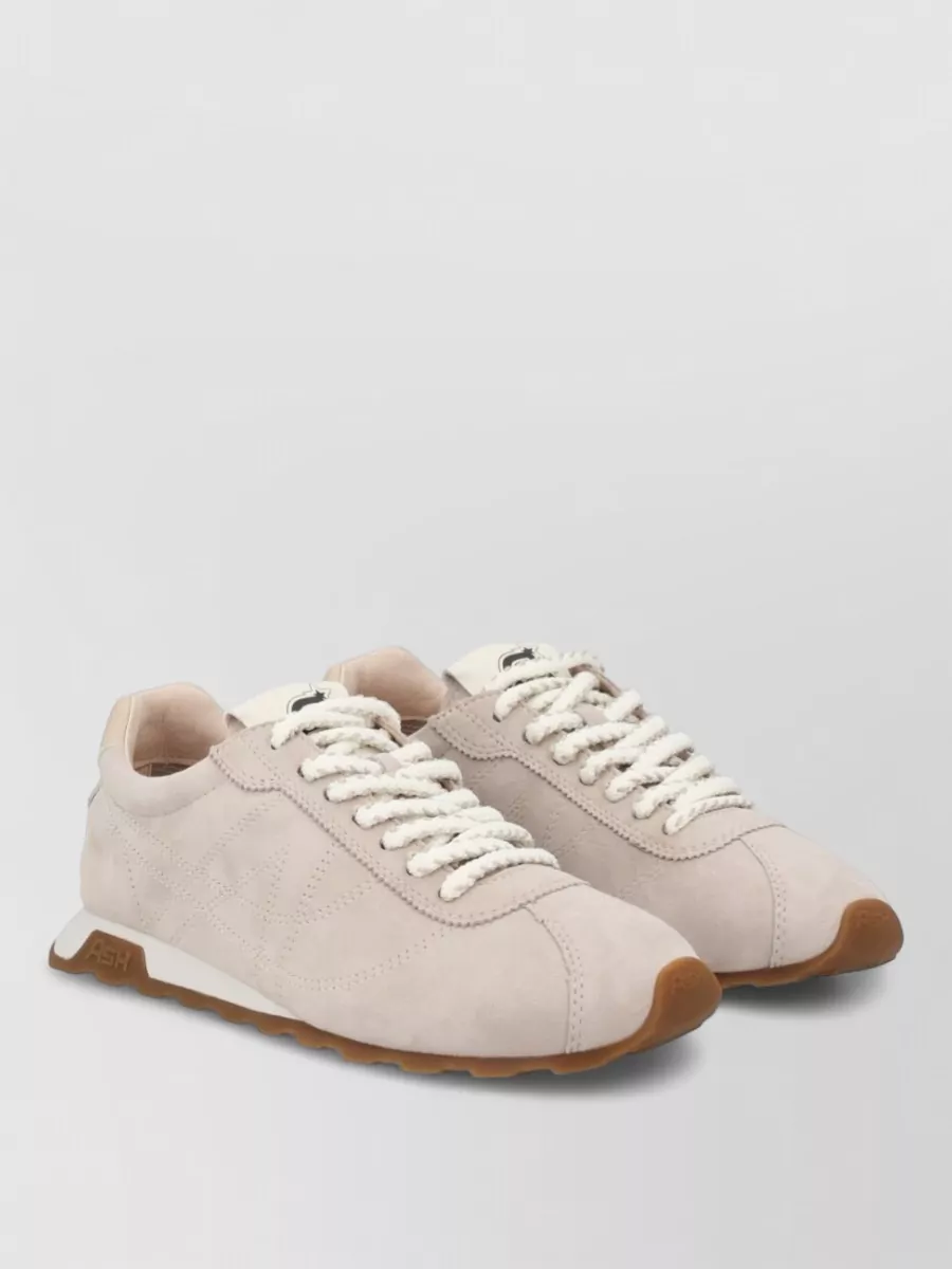 Ash Leather Low-Top Sneakers