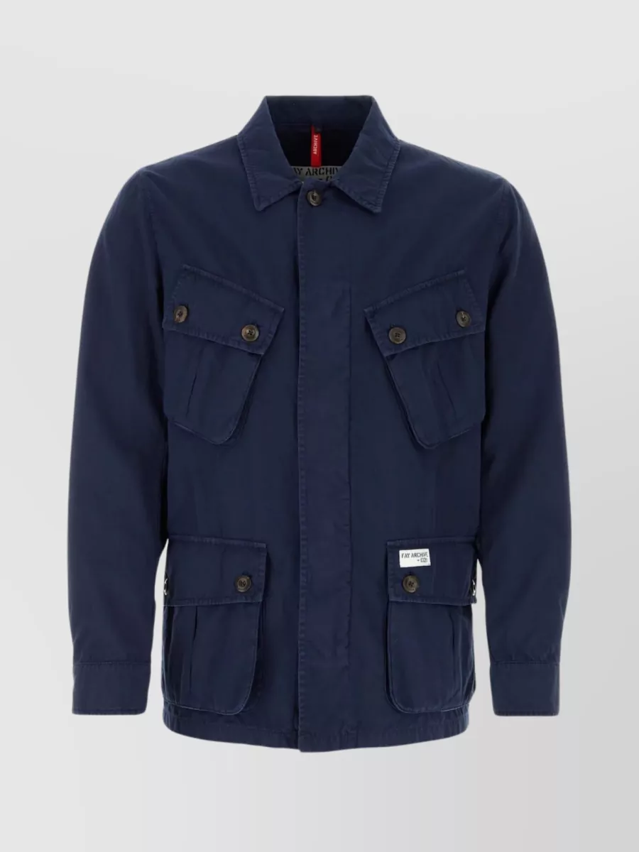 Shop Fay Versatile Cotton Blend Jacket In Blue