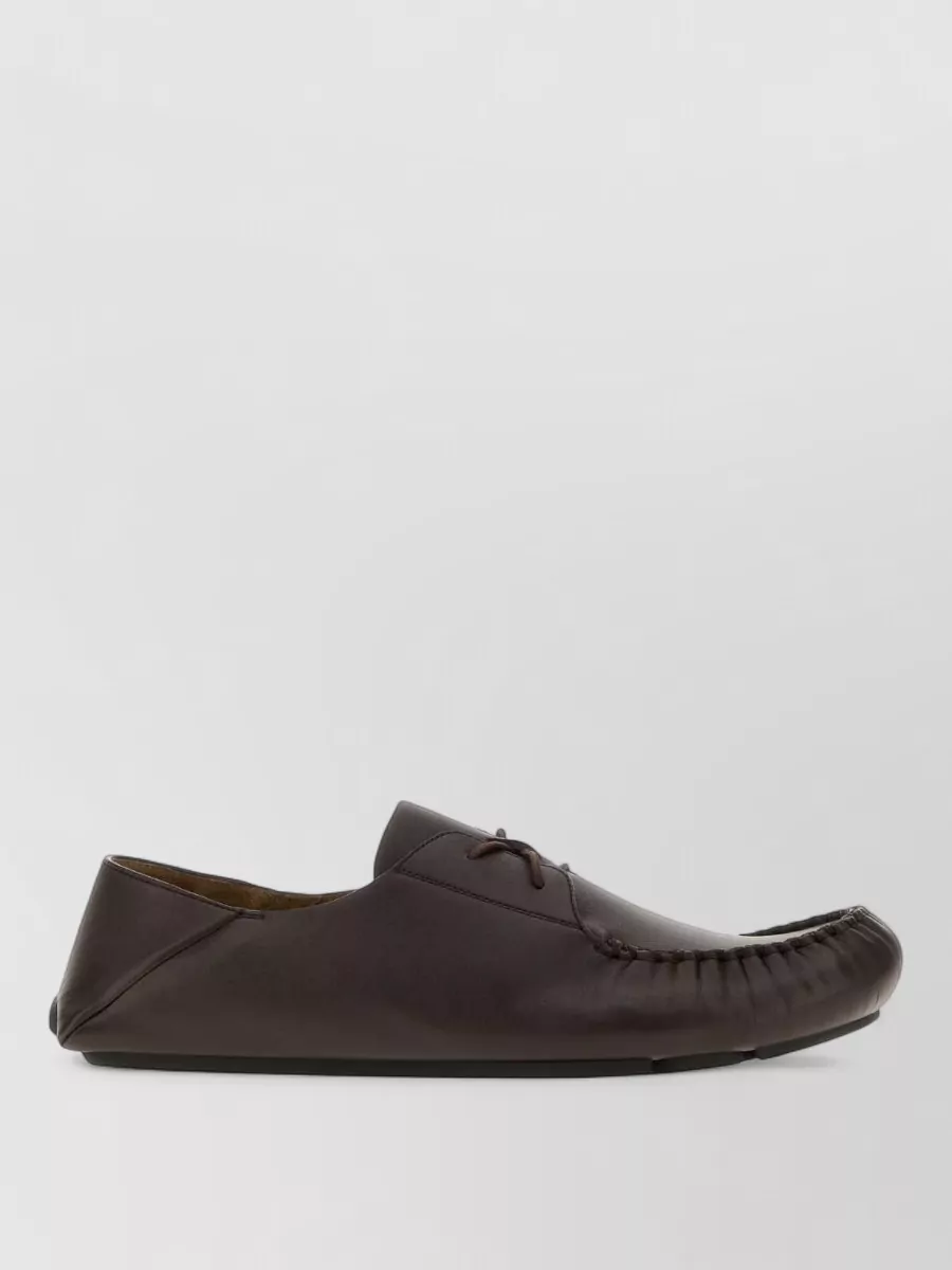 Loewe leather rambla loafers
